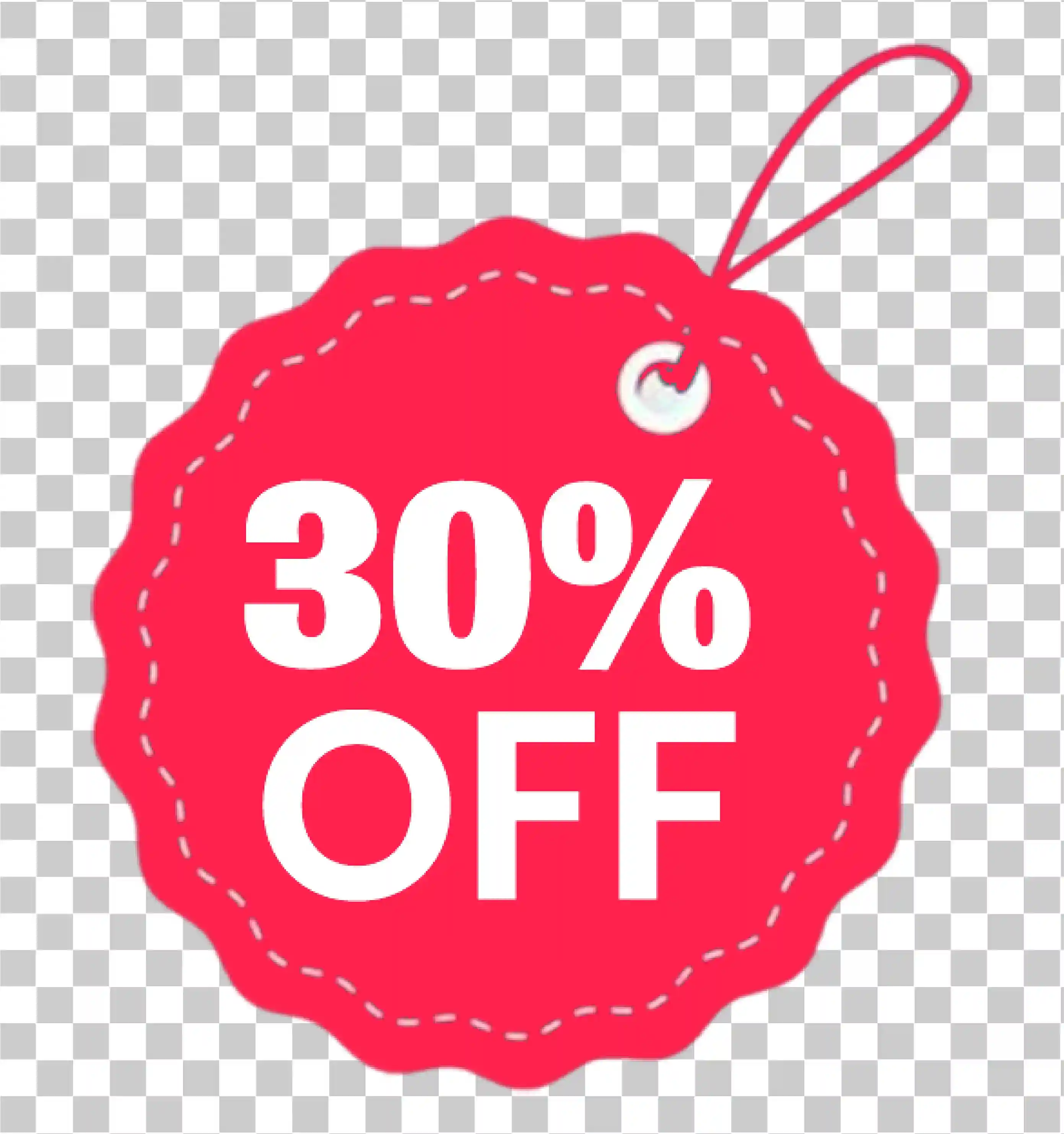 30% rabat på lyserød rabatmærke, Salgetiket png & procent fra klistermærker design clipart, 