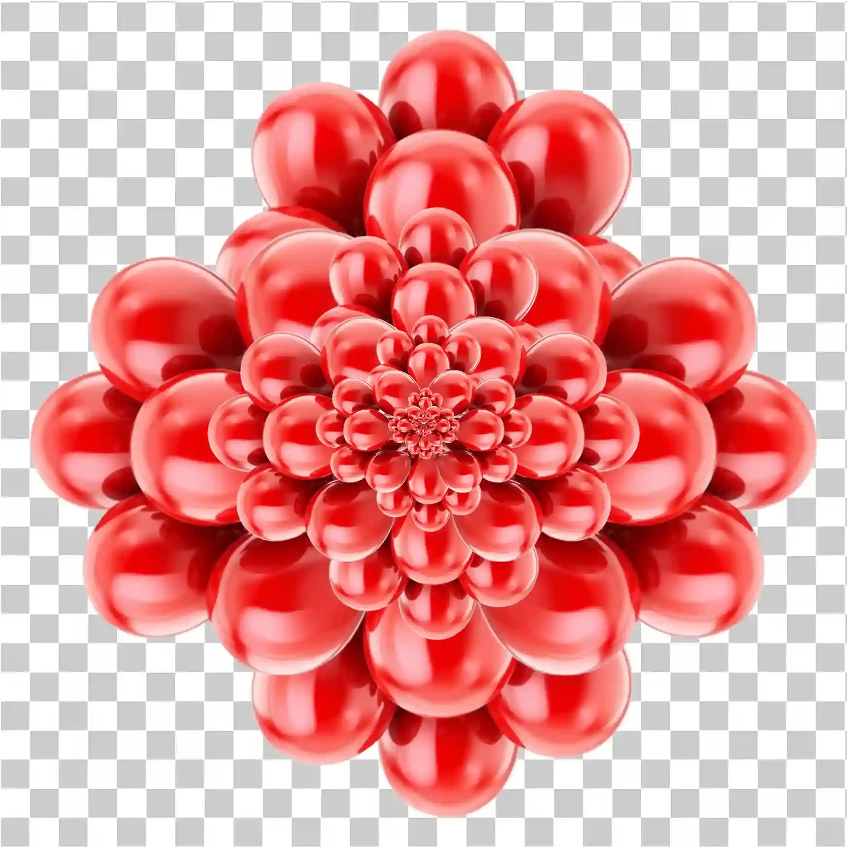 3D -kukka, Kauniit kukat, Kukkia ilmapallot, Punaiset kukat, Punaiset ilmapallot ja ilmapallot png, 
