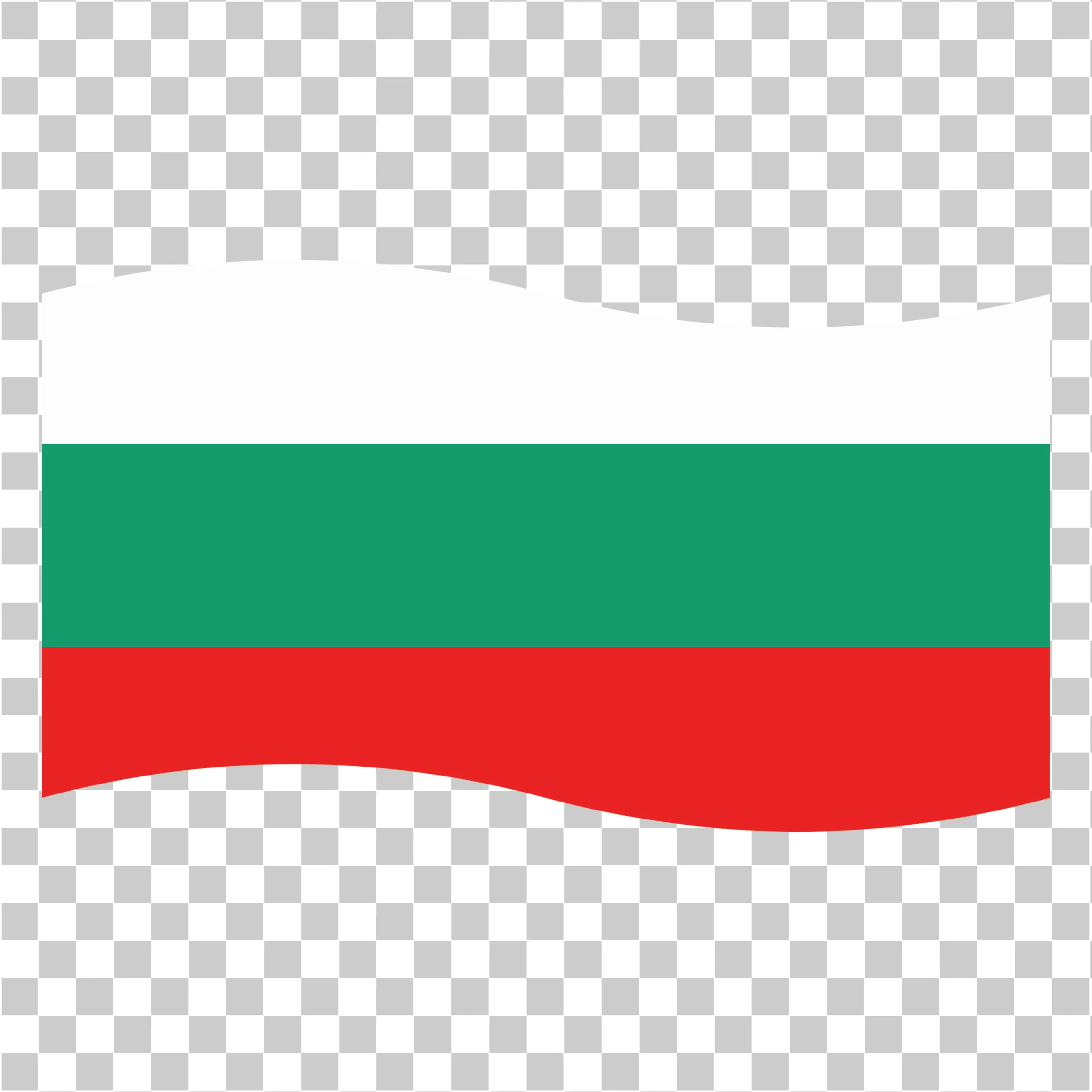 Bulgarien Flag PNG, Vinkende form, Hvid grøn rød, Vektorbaggrund, 