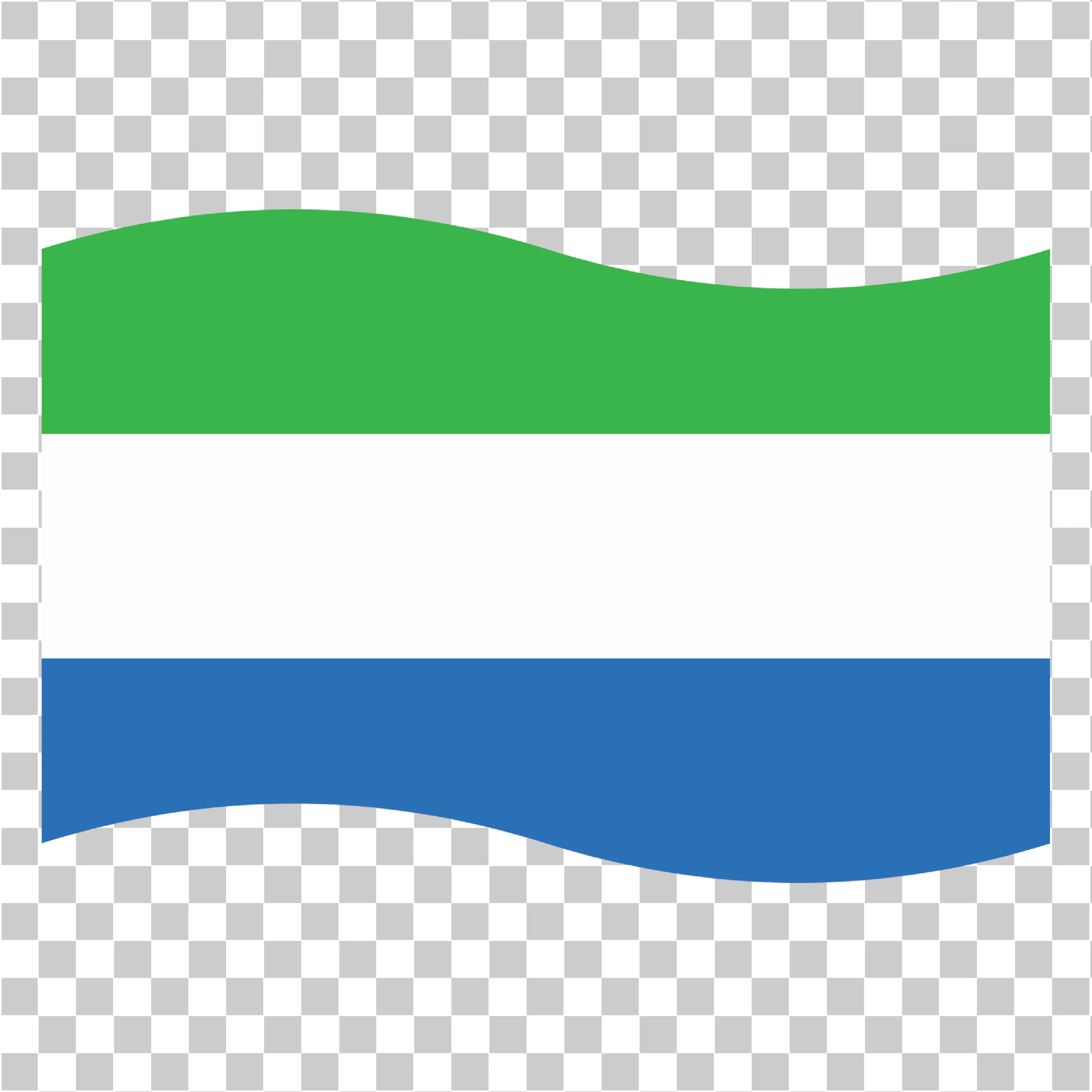 시에라리온 깃발을 흔들며 PNG, 녹색 흰색 파란색 국기, 