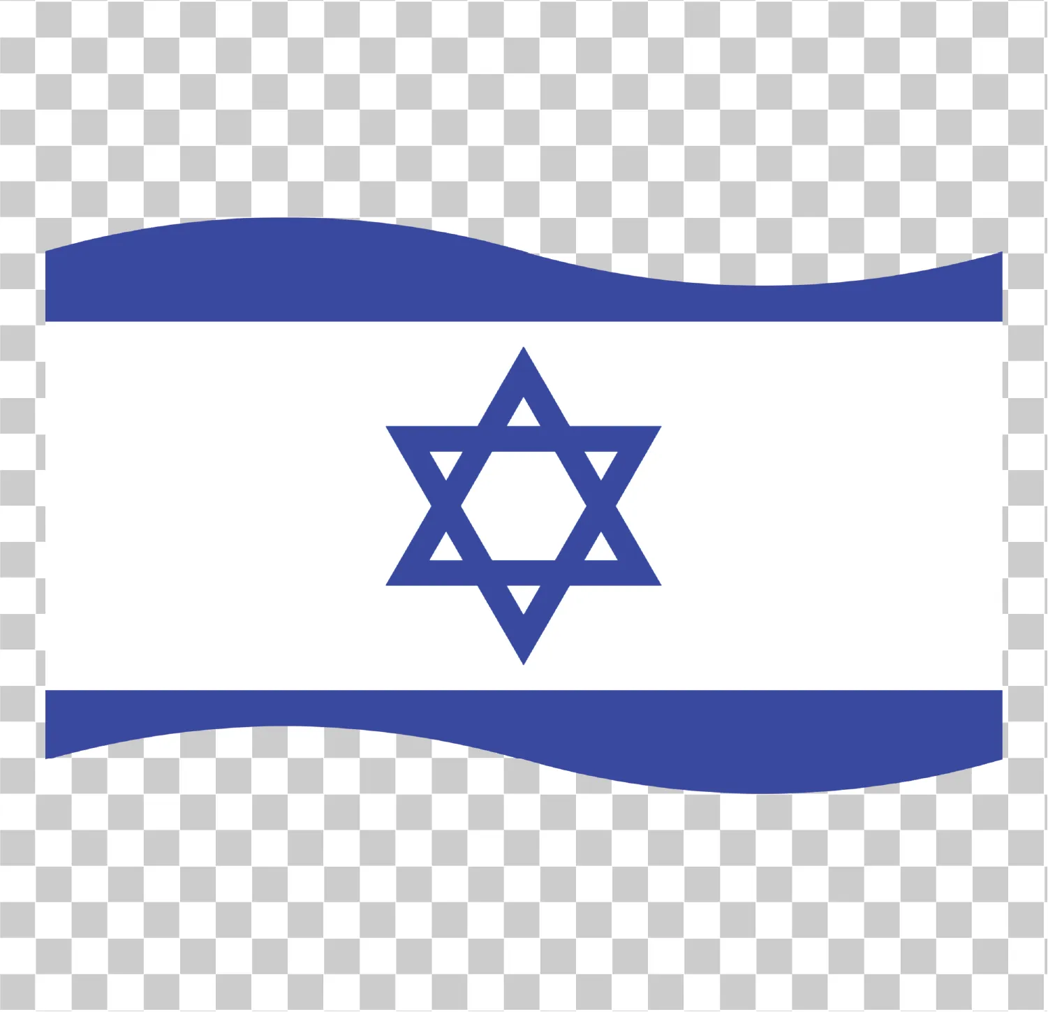 Izrael vlajka, Hvězda Davida, Modrá a bílá, Mávající vektor, PNG, 