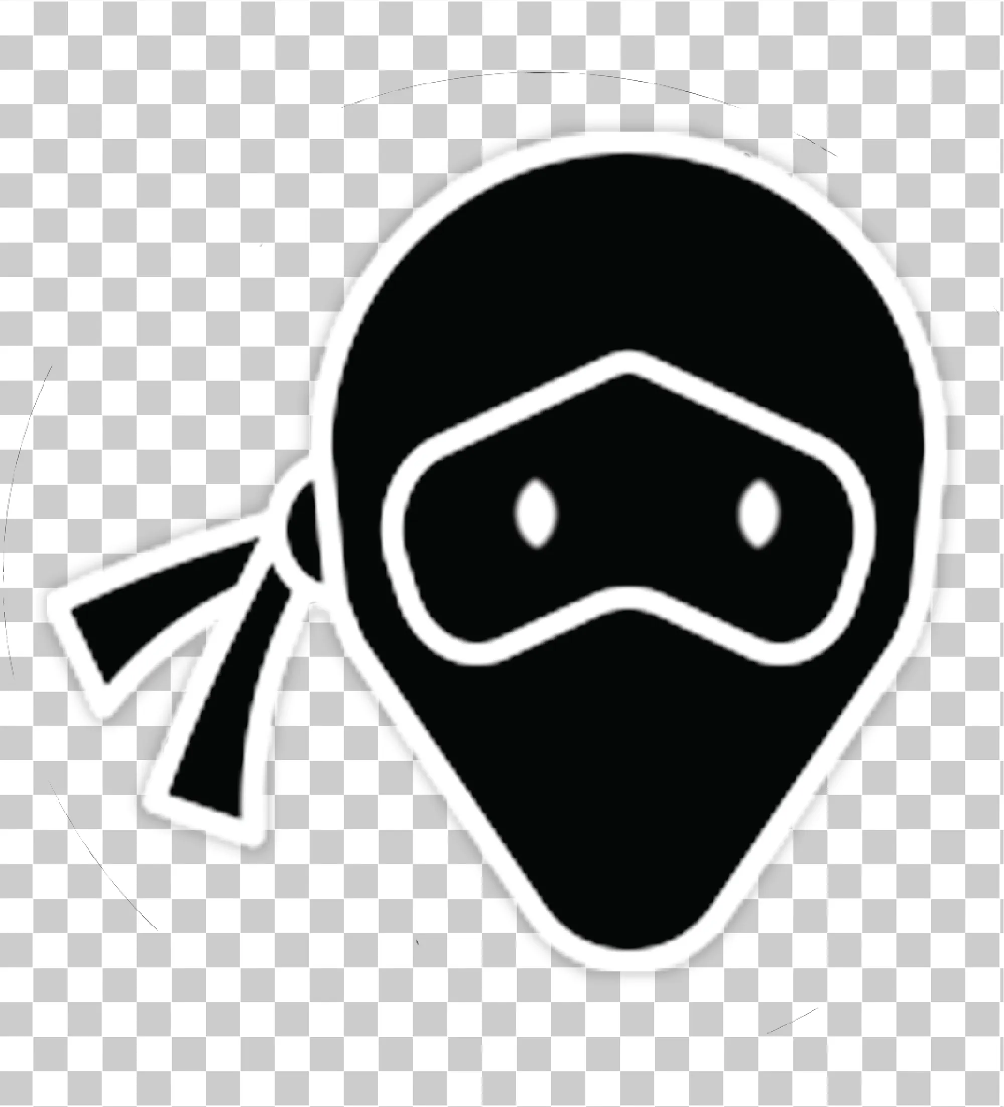 Ninja Black Png - Ninja Face, Masque, Graphiques du logo et du web ninja, 