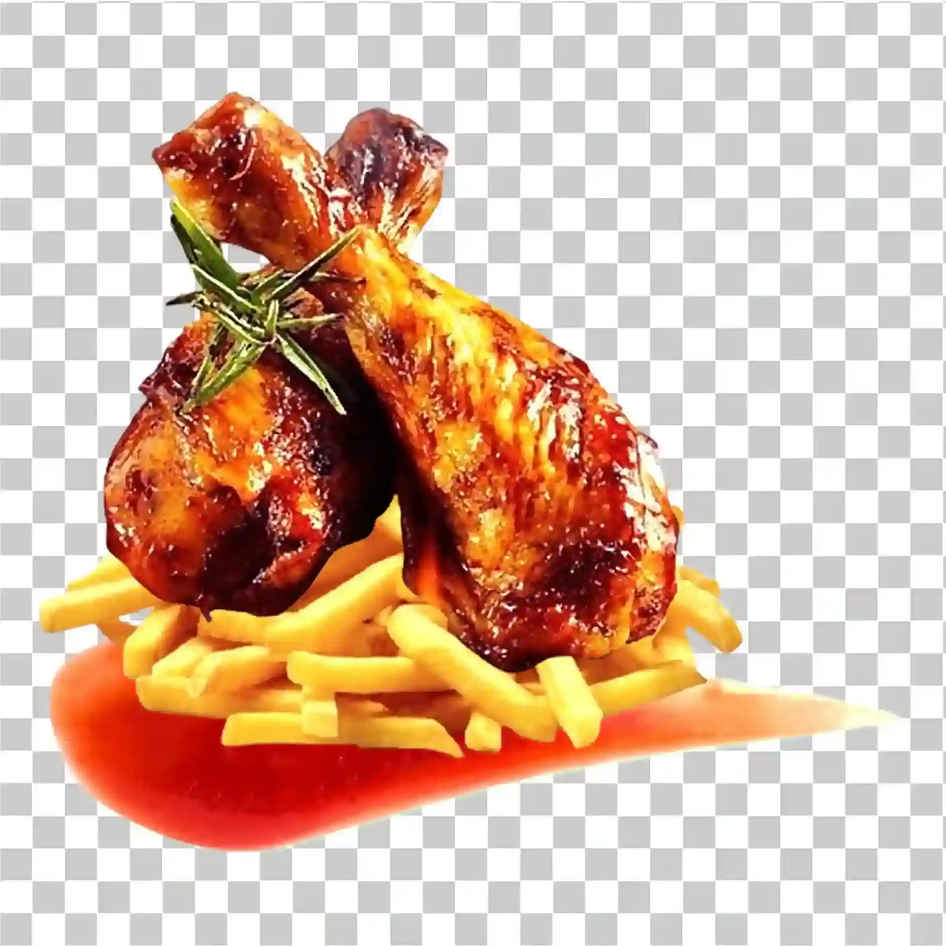 Kurczak i żetony, Francuskie frytki, Chrupiący smażony kurczak, Paski z kurczaka, Pieczony kurczak png, 