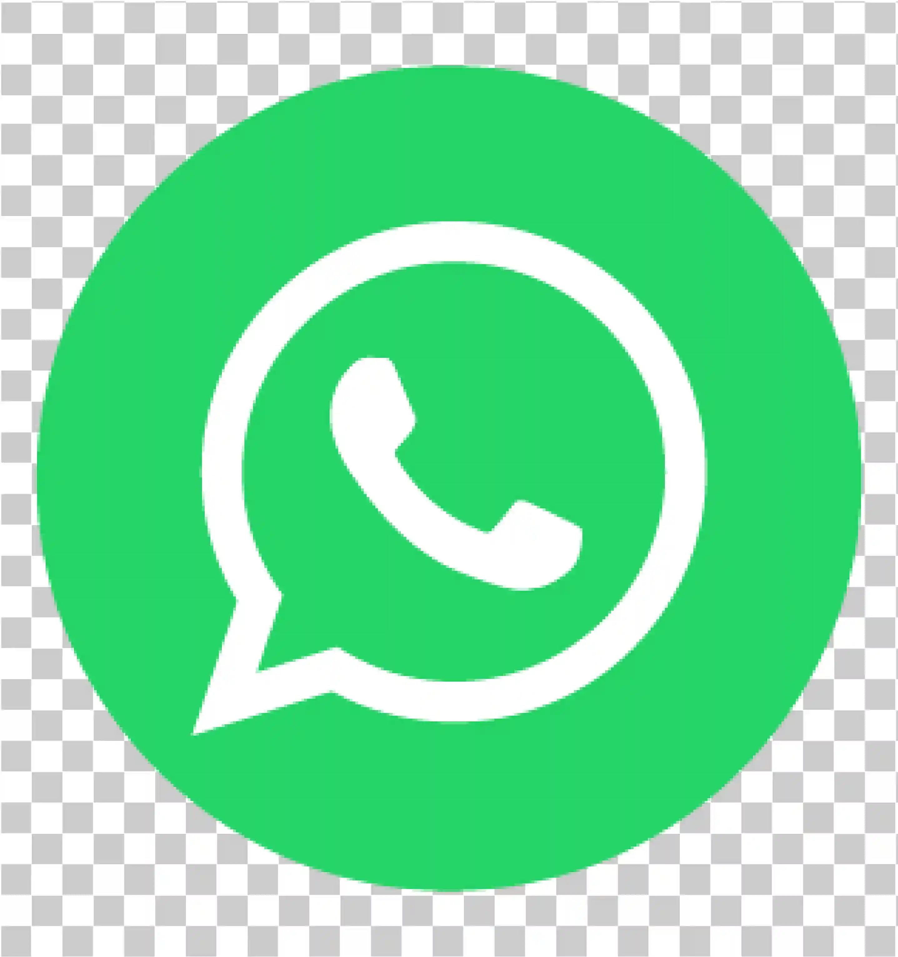 Logotipo WhatsApp grátis png, Ícone de círculo, Vetor de fundo transparente, Imagens e símbolos clipart para aplicativos, Negócios e mídias sociais, 