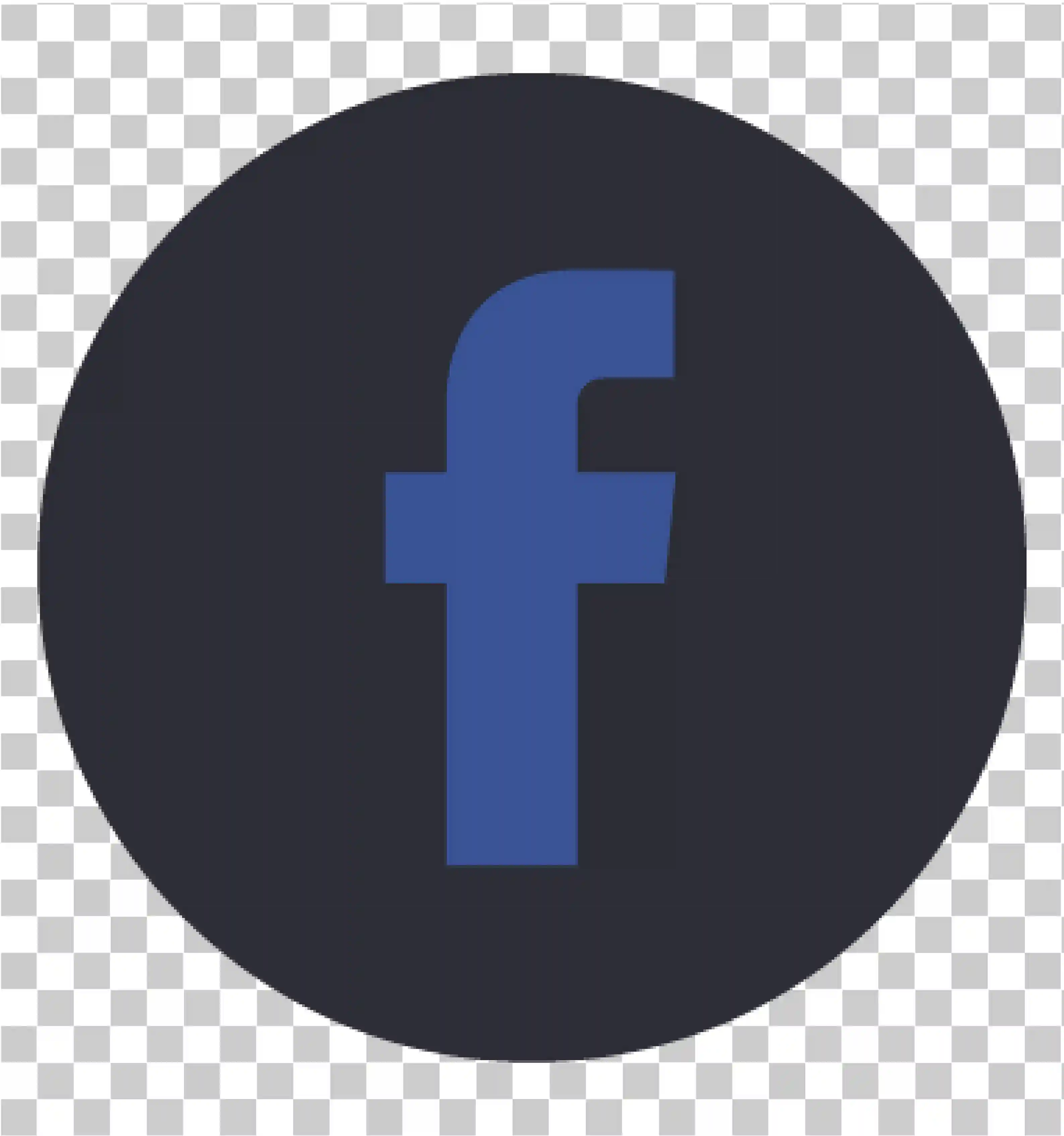 Logo Facebook PNG Blue & Dark Blue, FB ICON ROUND CIRCLE, Nové logo aplikace na Facebooku vektor, 