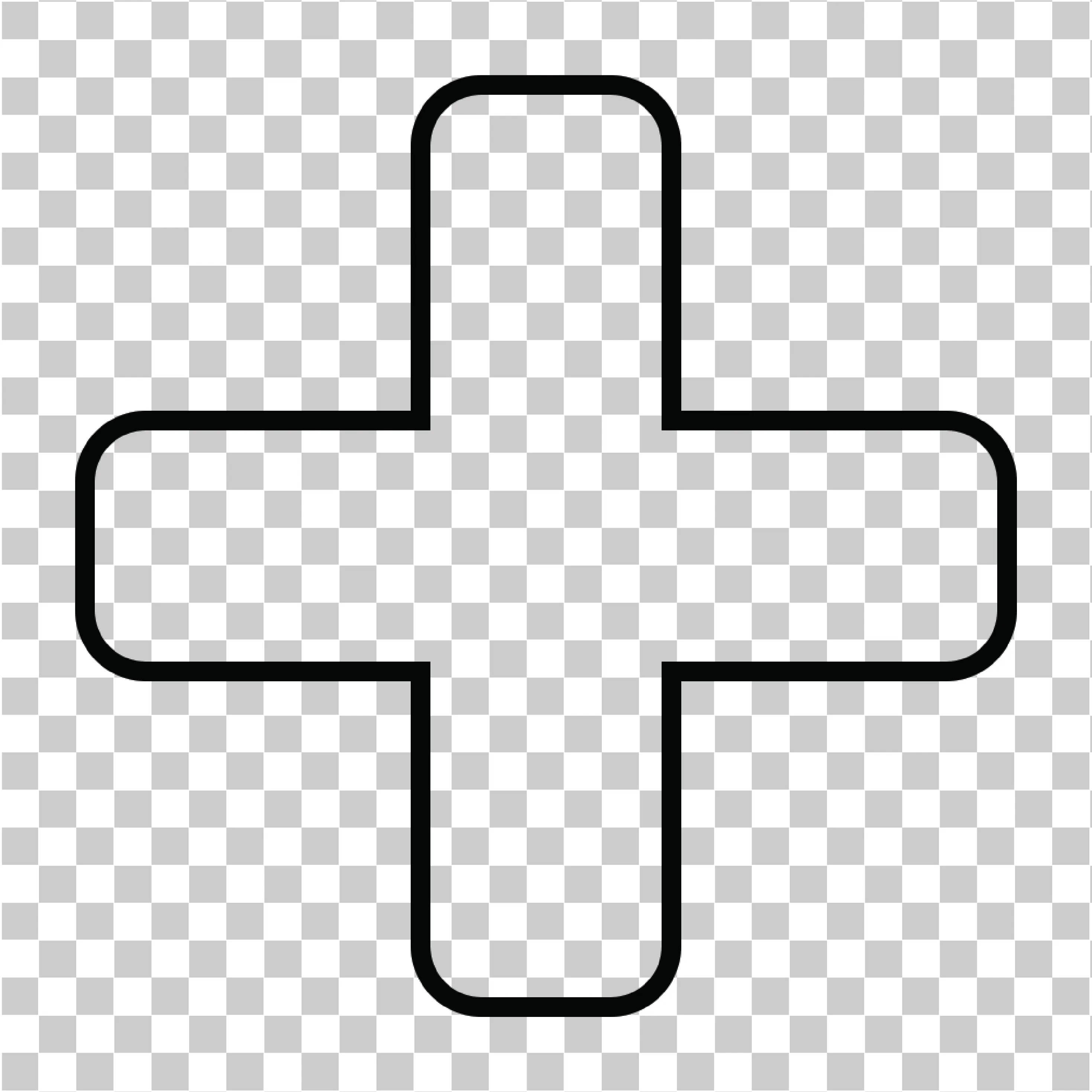Medical Cross Logo, Terveydenhuollon kuvake ja hätäsairaalan symboli, 