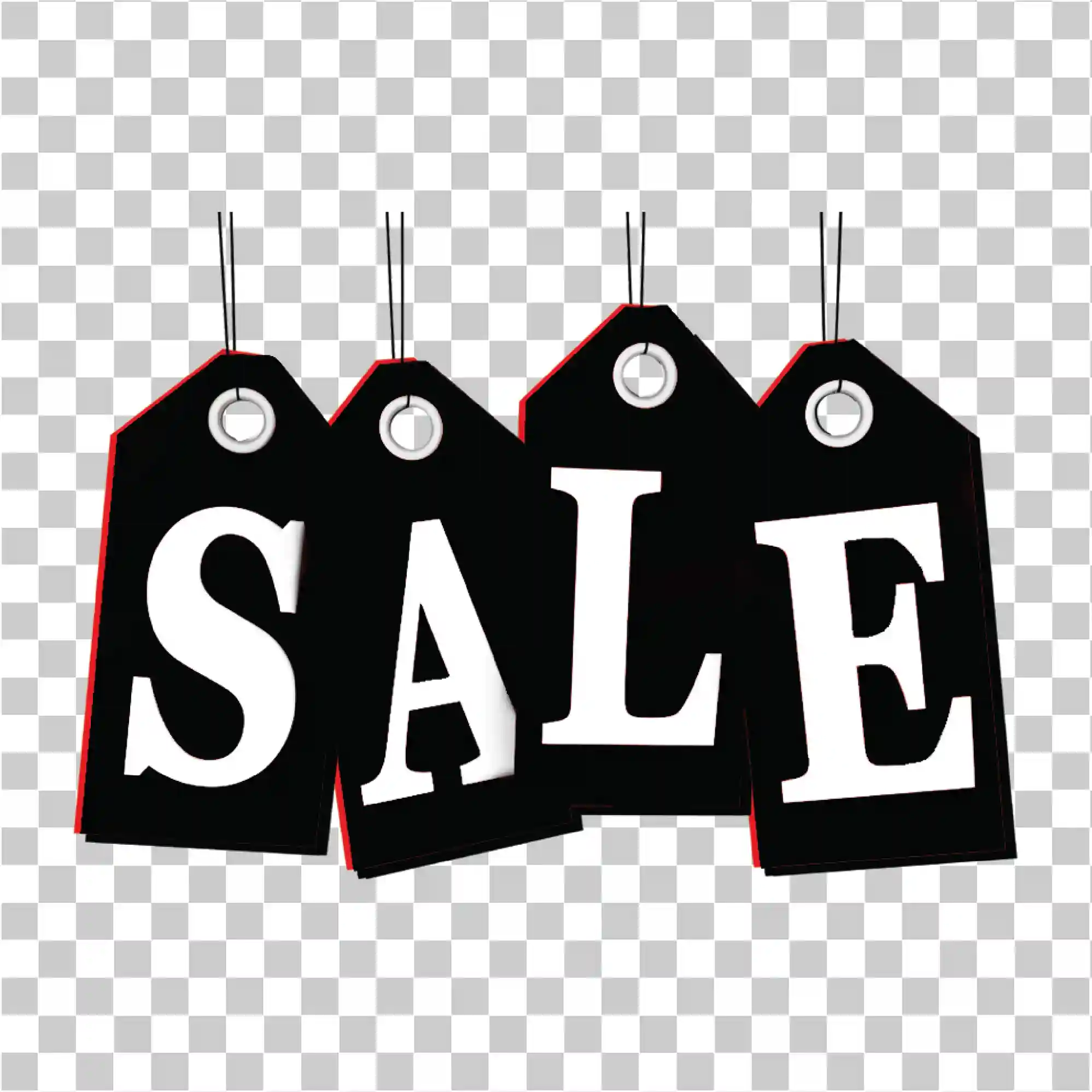 大甩卖标签横幅折扣优惠促销PNG设计图形, 