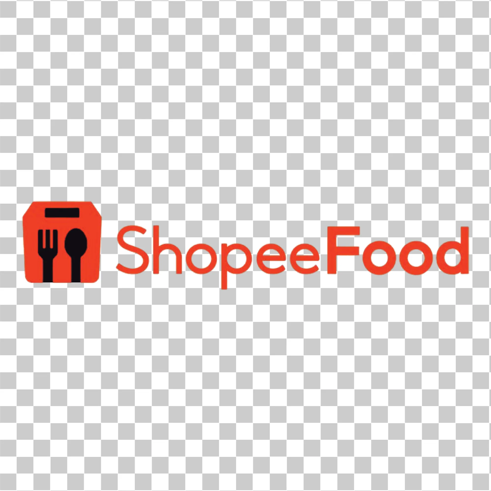 E-Commerce Food Delivery Logo – Shopee & GoFood Branding in PNG Format, 