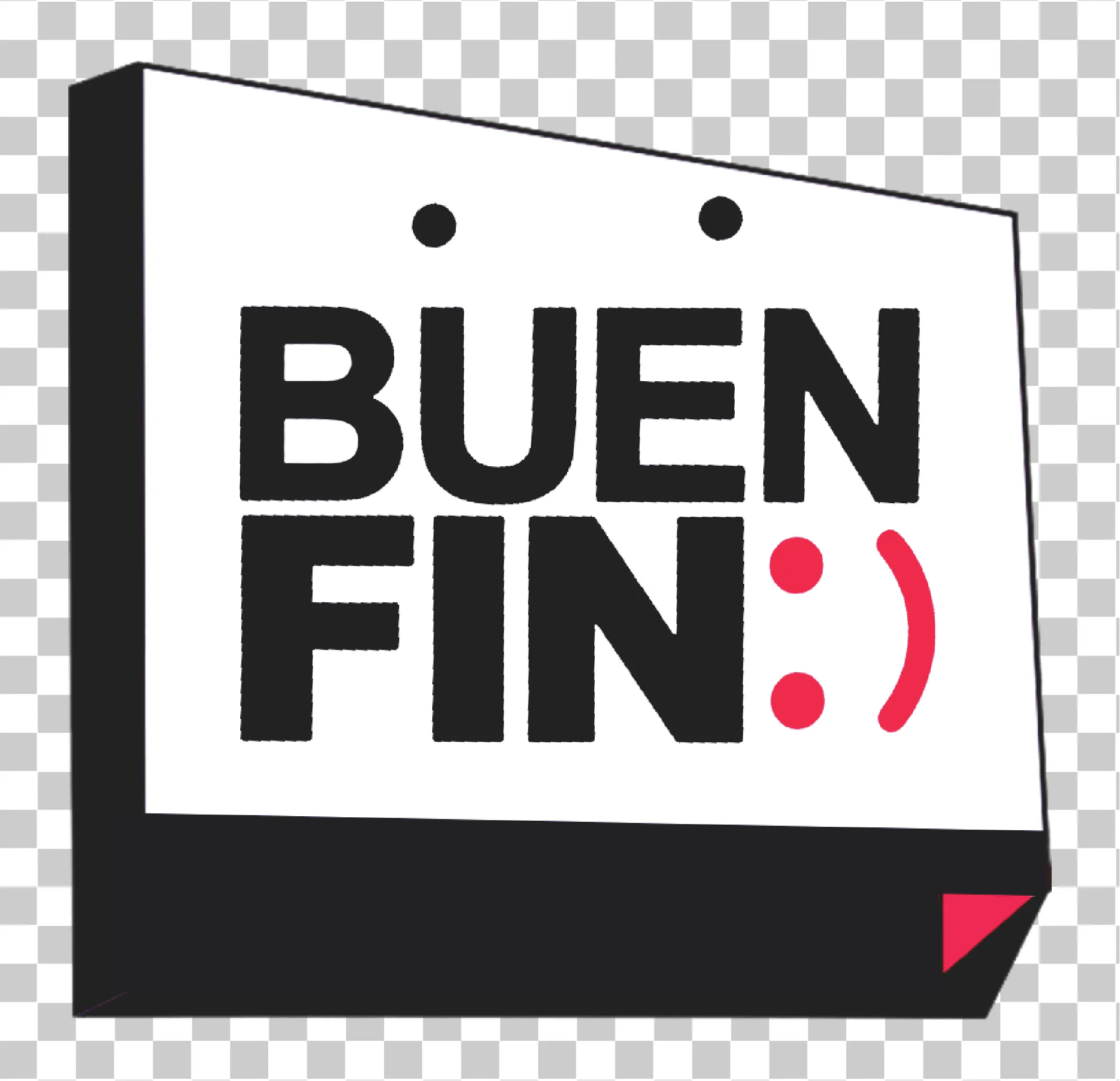 Logo El Buen Fin - Étiquette de promotion de la Journée nationale du Mexique pour les ventes et réductions en ligne, 