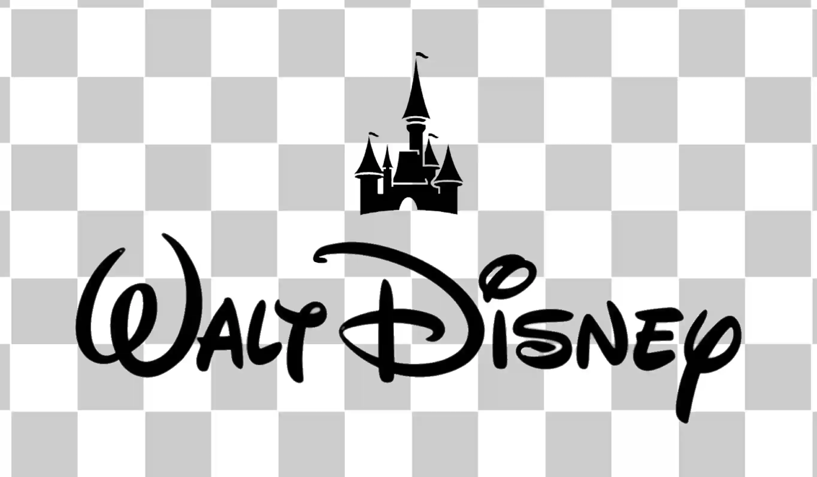 The Walt Disney Company, Logotipo de Walt Disney PNG, Texto de la compañía de Disney, Mickey Mouse, Disneyland, Logotipo de Walt Disney World - Blanco y negro, 
