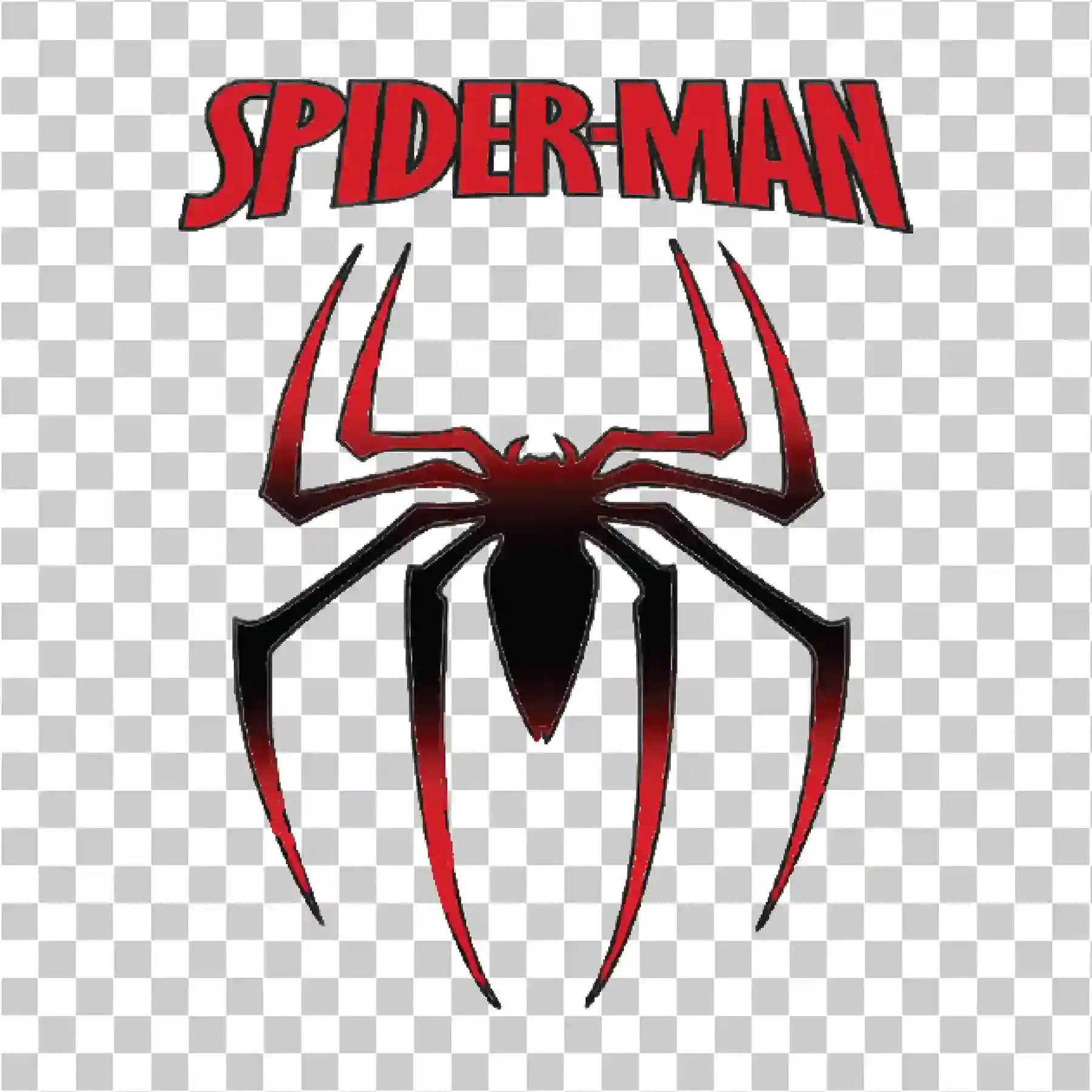 Spider Man Logo Symbole Emblème Araignée Icône Vector Art PNG, 