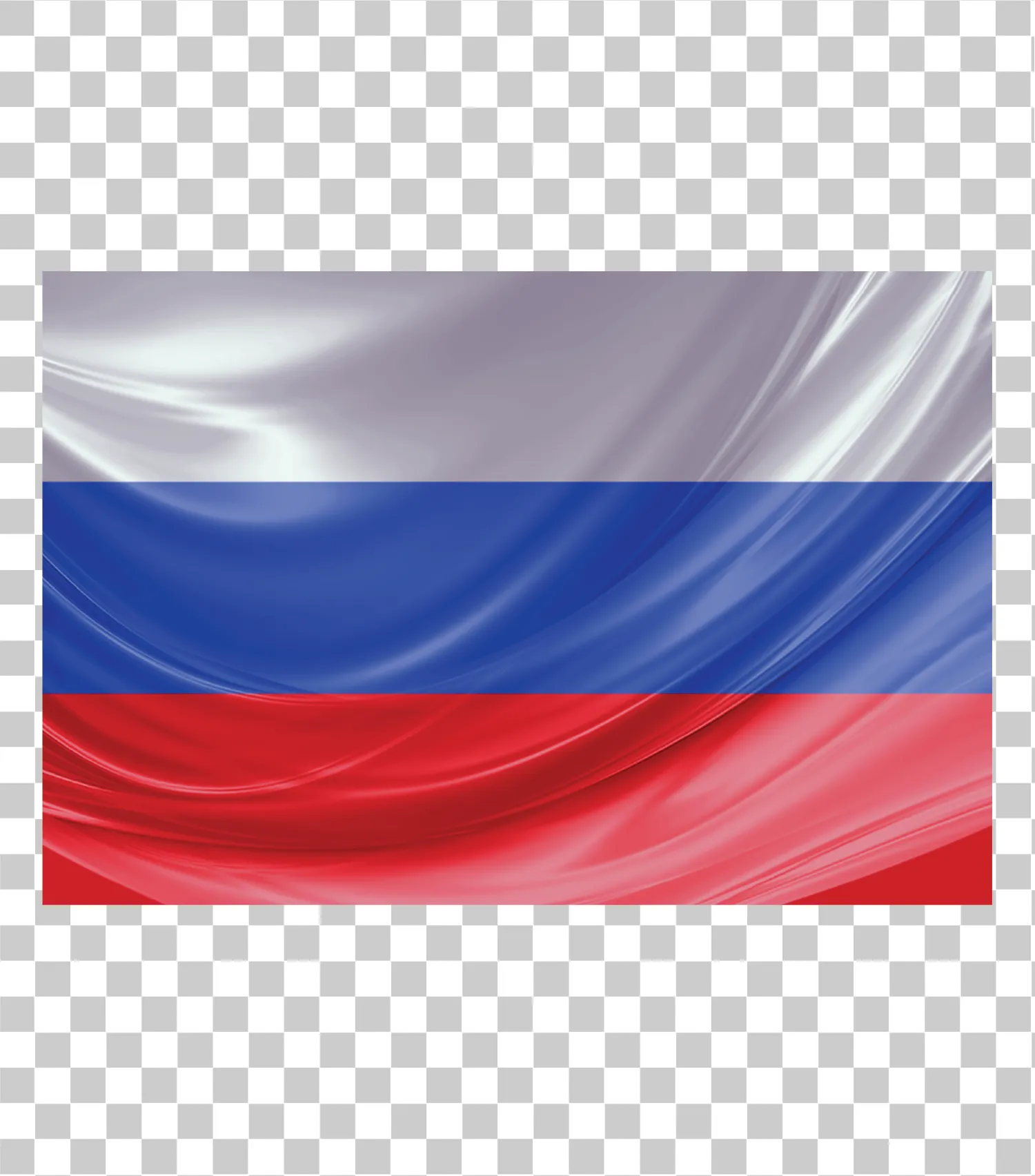 Rusland Flag PNG, Russian Federation National Flag, Tricolor Red White Blue, Realistisk silkestofstruktur, Russisk Empire Flag Illustration, Country Clipart, 