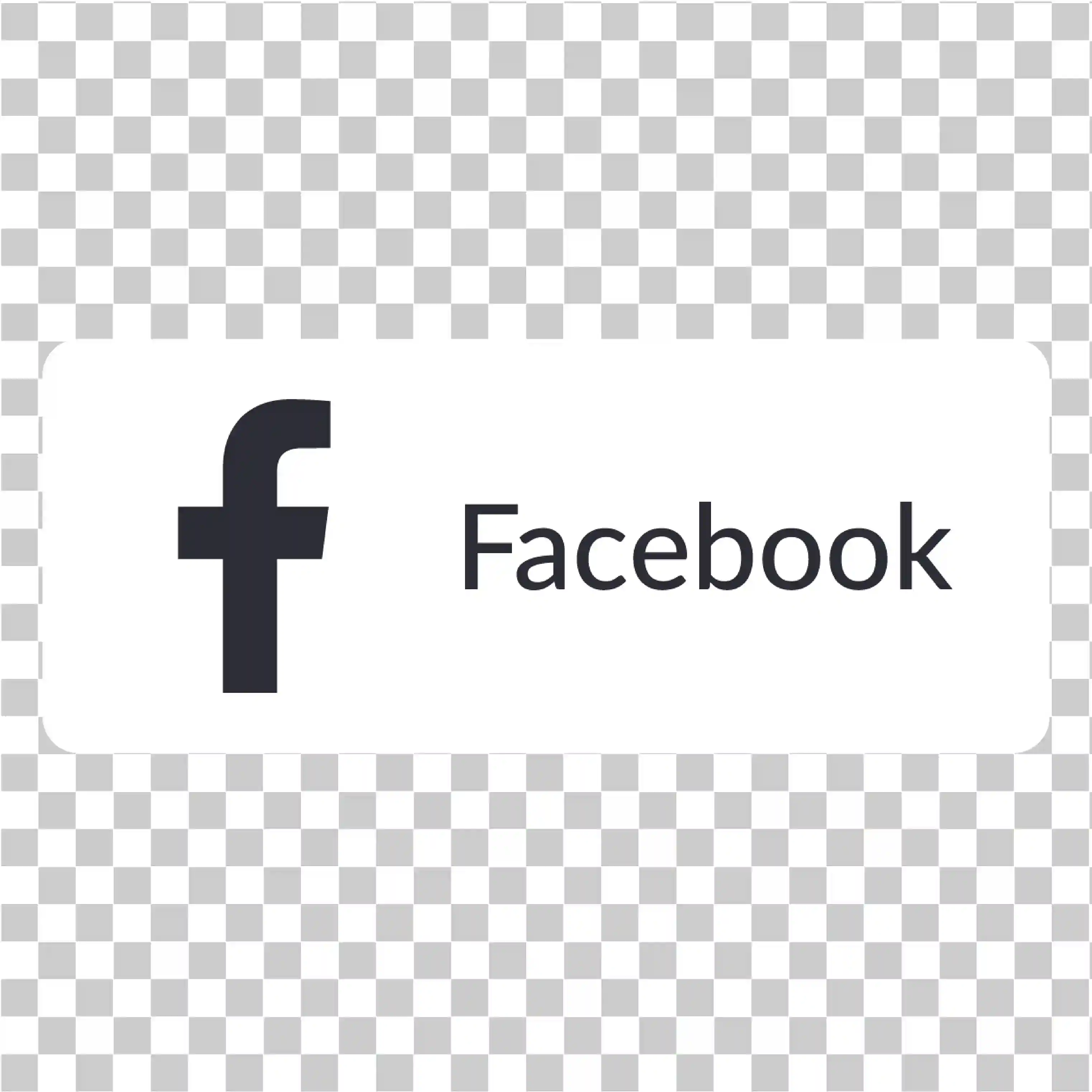 Logotipo do Facebook PNG, transparente, branco e preto, fundo branco, forma de retângulo, ícone, vetor, Logotipo fb, imagem, Download grátis, 