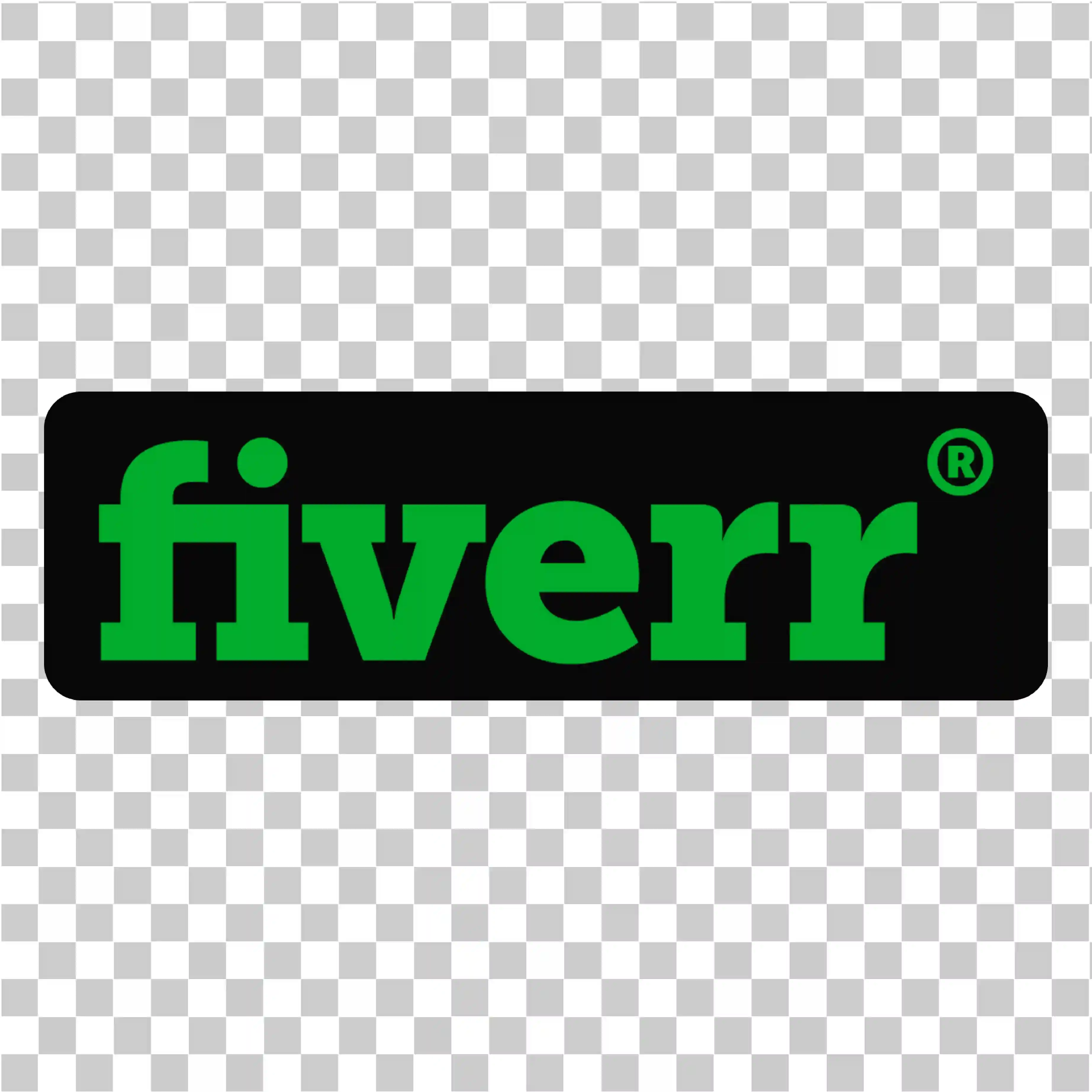 Fiverr Logo PNG – Transparent Black & Green Icon for Freelancers & Digital Marketing Use, 