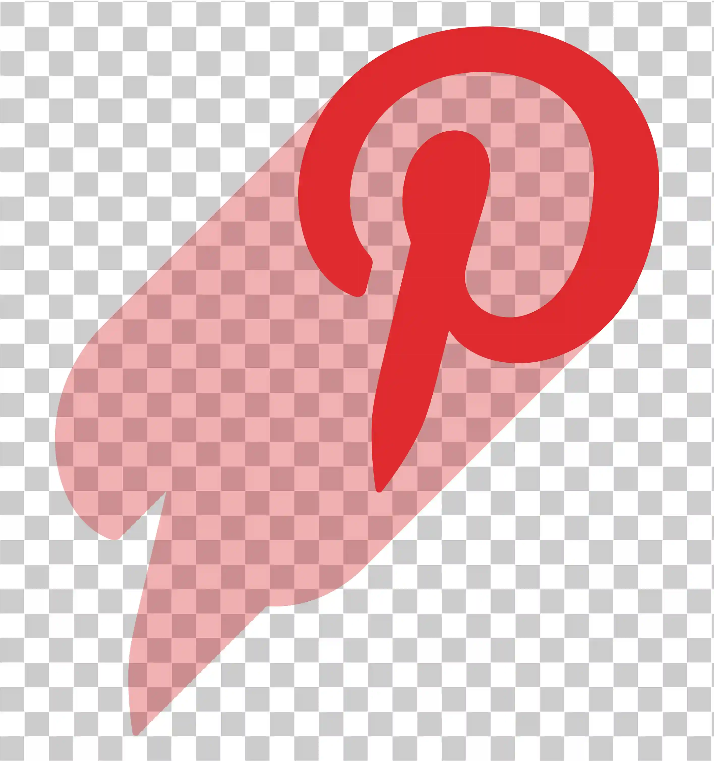 Logo Pinterest PNG, Icon Pinterest roșu P Logo Alfabet, Vector de fundal transparent, Descărcarea și imaginile aplicației Pinterest, 