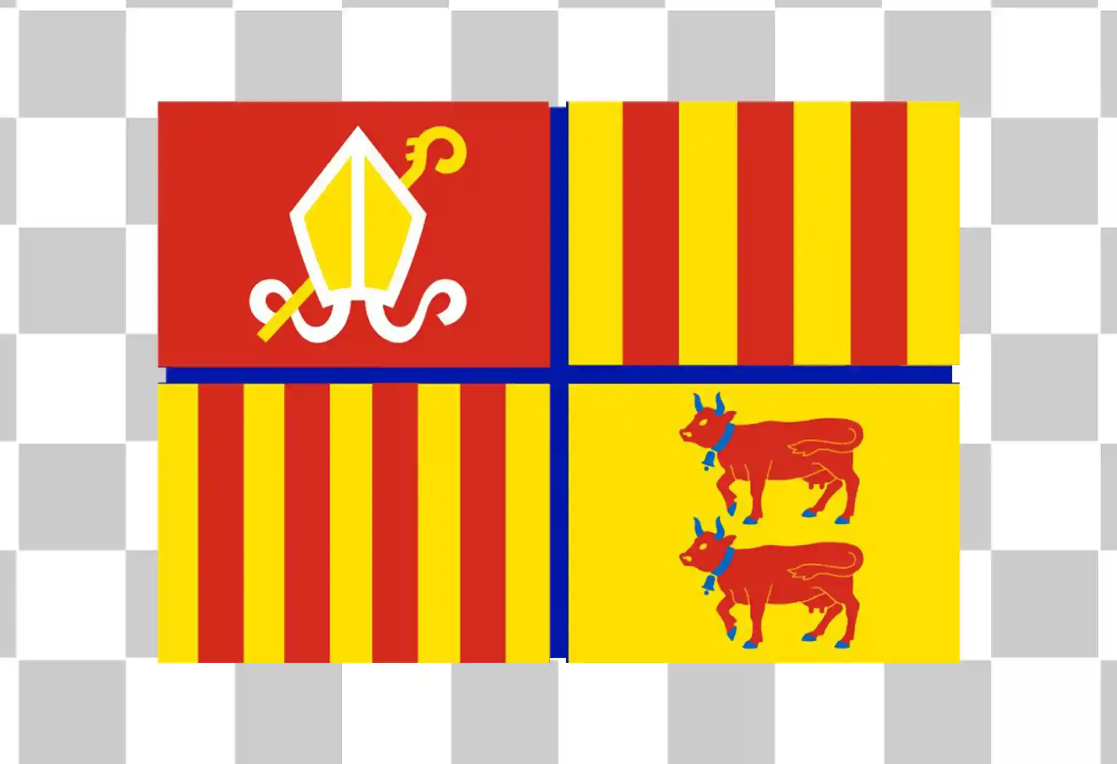 Flagge von Andorra, Politisches Symbol mit Crest und Motto „Virtus Unita Fortior“, Regierung PNG Clipart, 