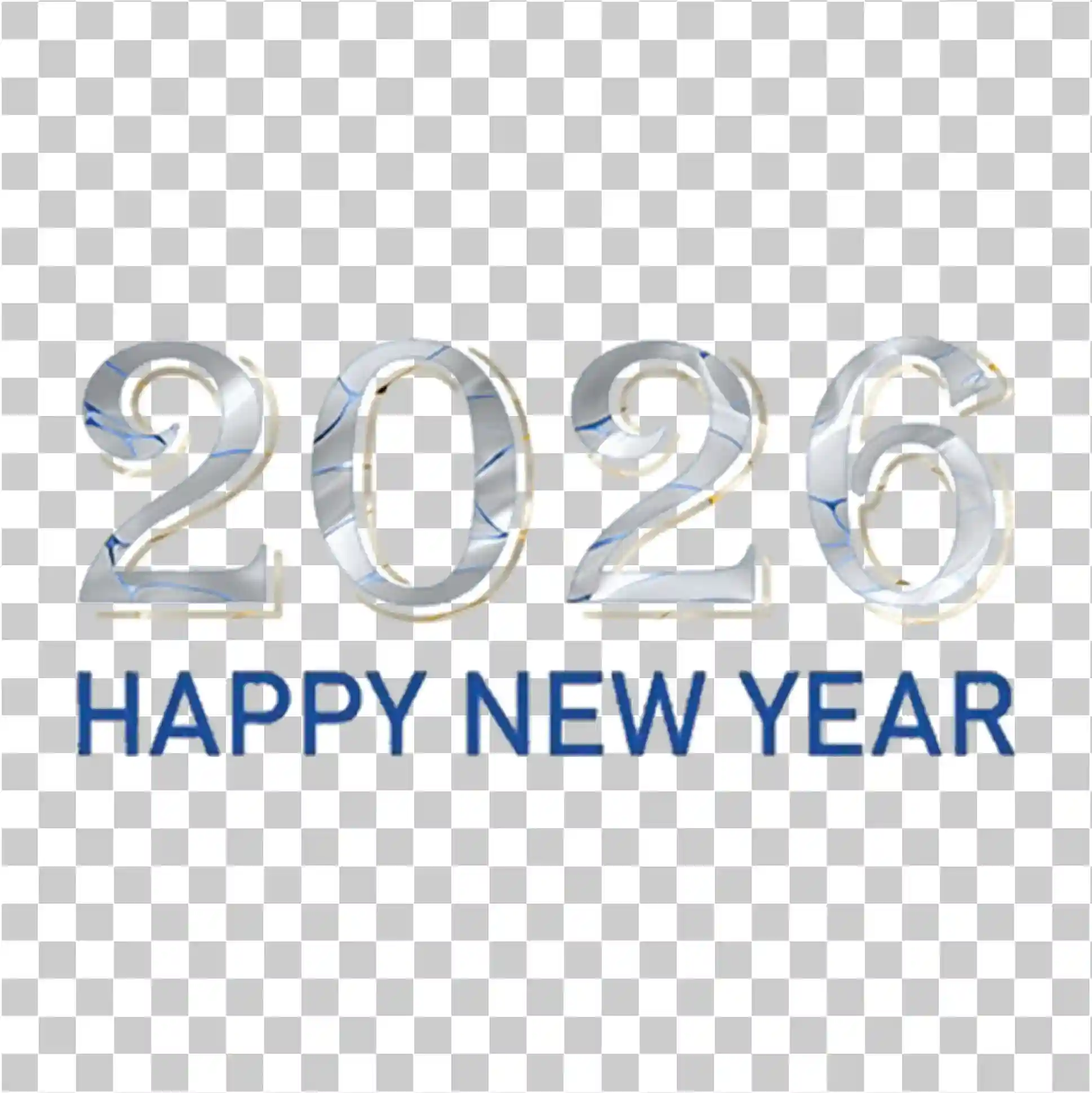2026年新年庆祝PNG横幅节日设计, 