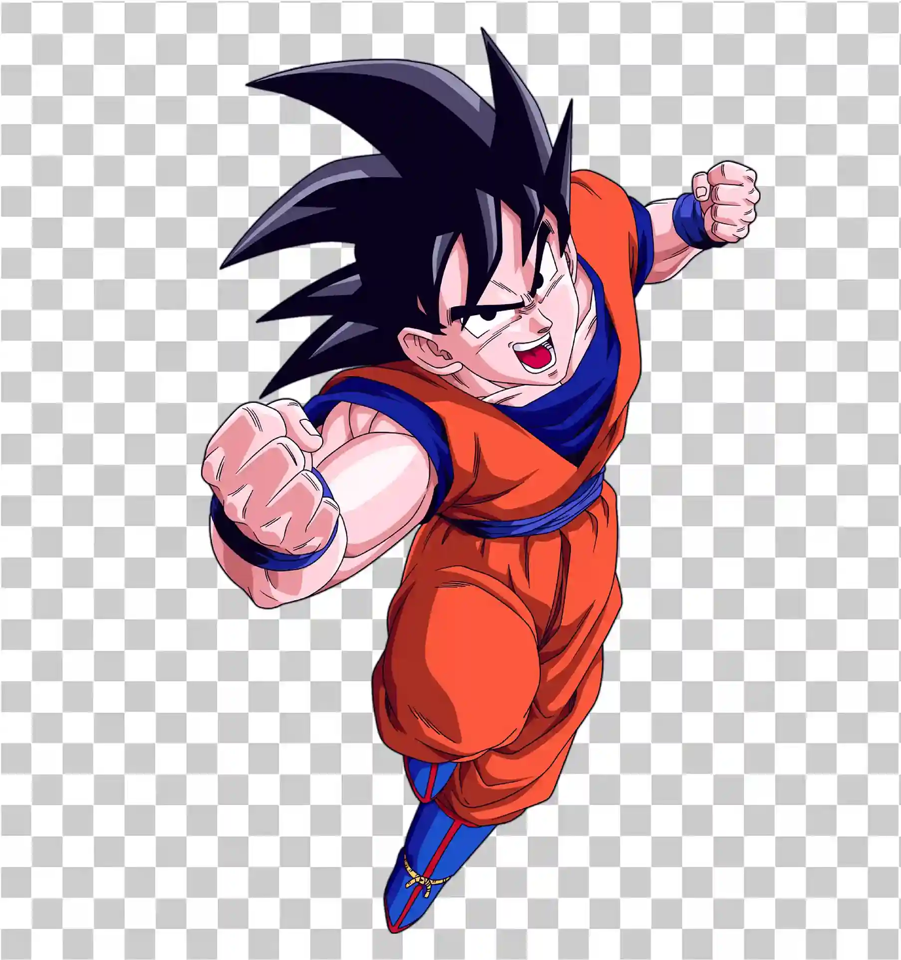 Goku Angry Super Saiyan - potente Dragon Ball Z Personaggio PNG, 