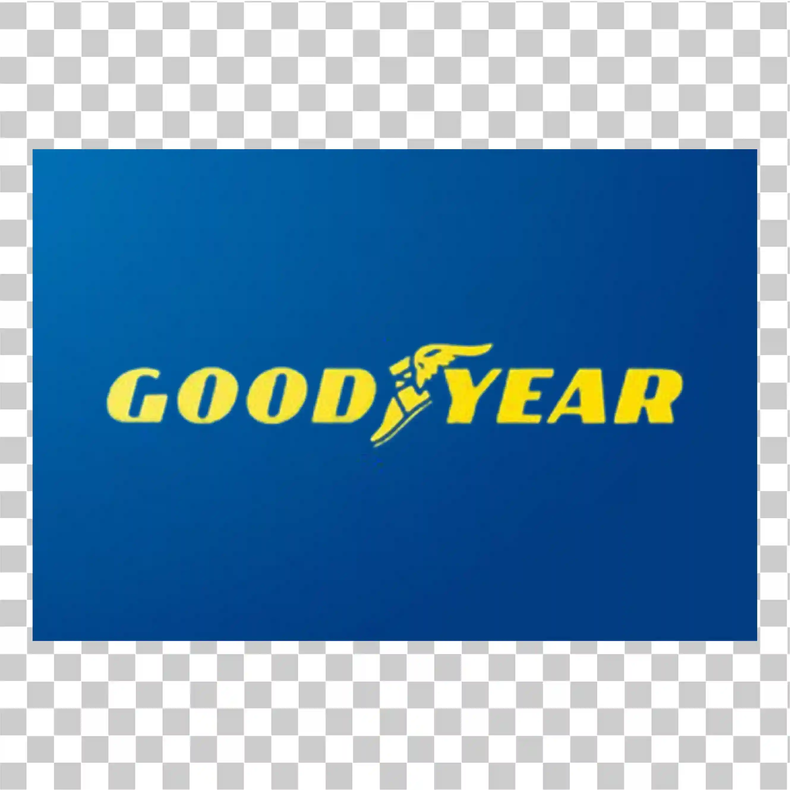 Logo Goodyear, HD PNG, Logo công ty lốp goodyear, Goodyear Blimp, Biểu tượng công ty cao su, Thiết kế màu xanh và vàng, 