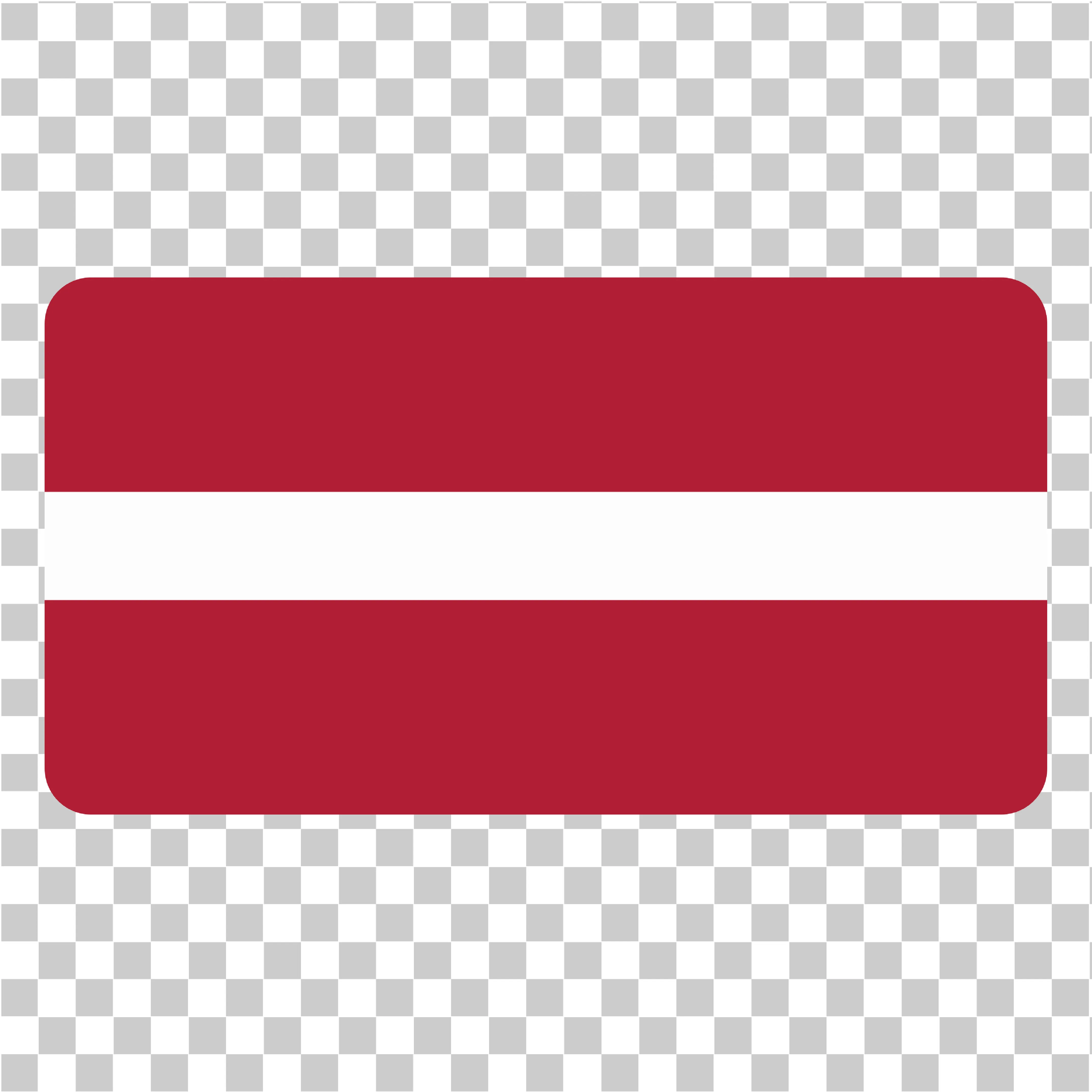 Flag of Latvia, Latvian Flag, Latvia National Flag, Red and White, Horizontal Stripe, Rounded Square, PNG, 