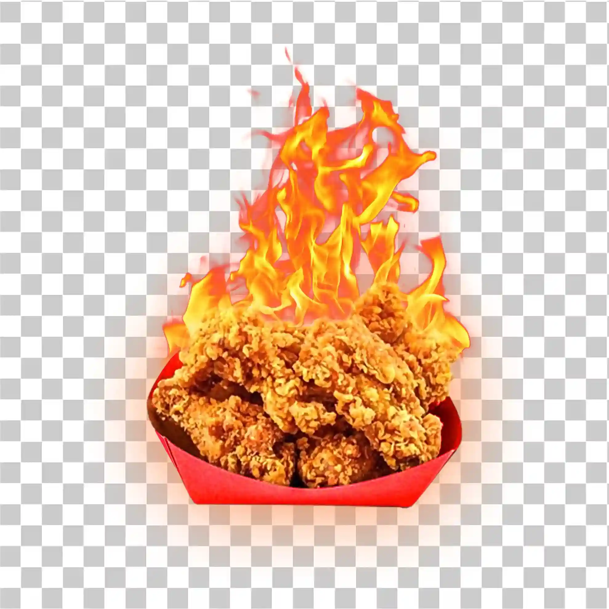 Hot & Crispy Fried Chicken, KFC Chicken, Lekker eten, Crispy Chicken Meat Png, 