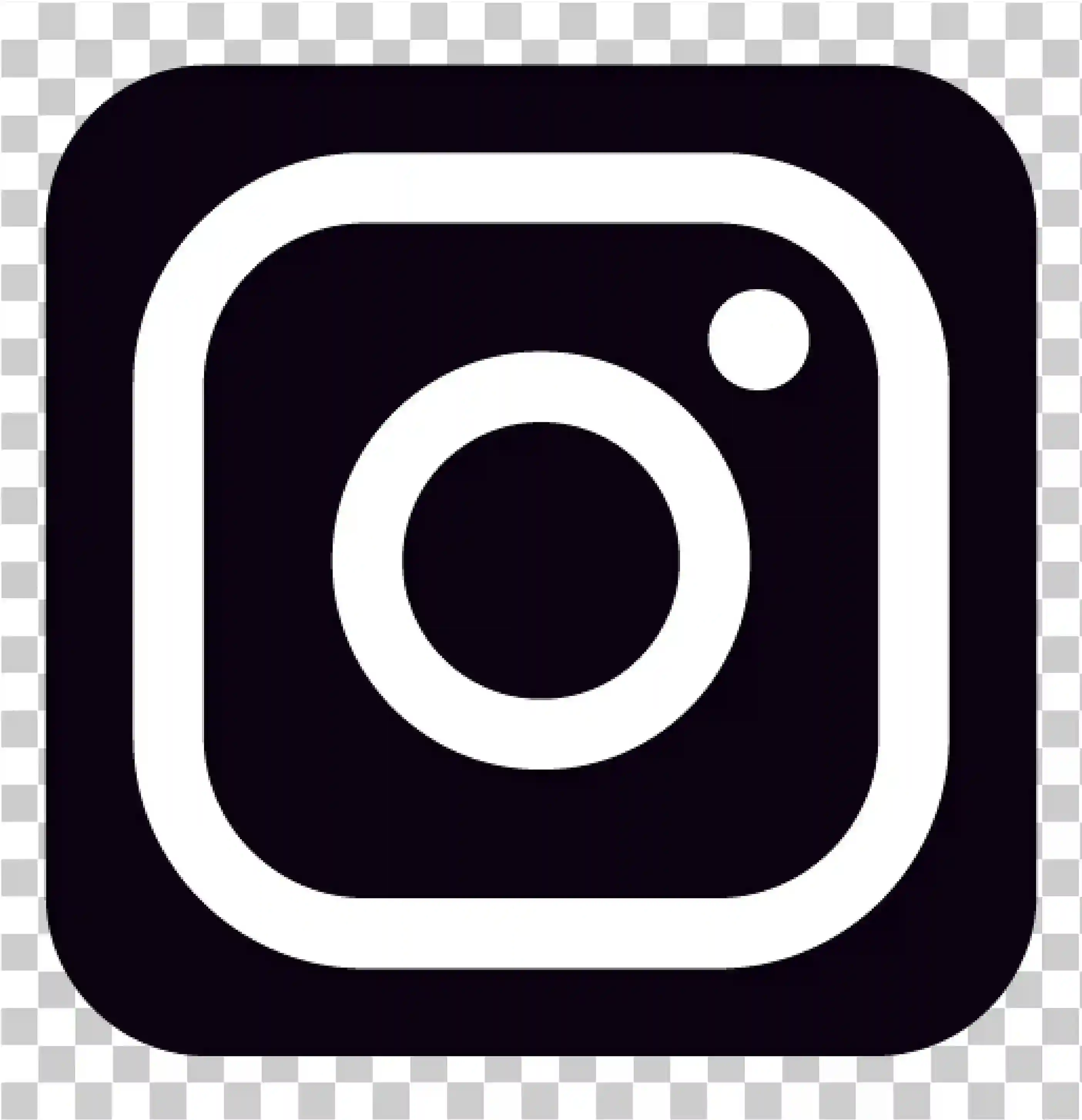 Instagram -logo PNG, IG Icon, Insta Logo Vector, Svart og hvitt, Sosiale medierikon, app, nett, Gratis nedlasting, 