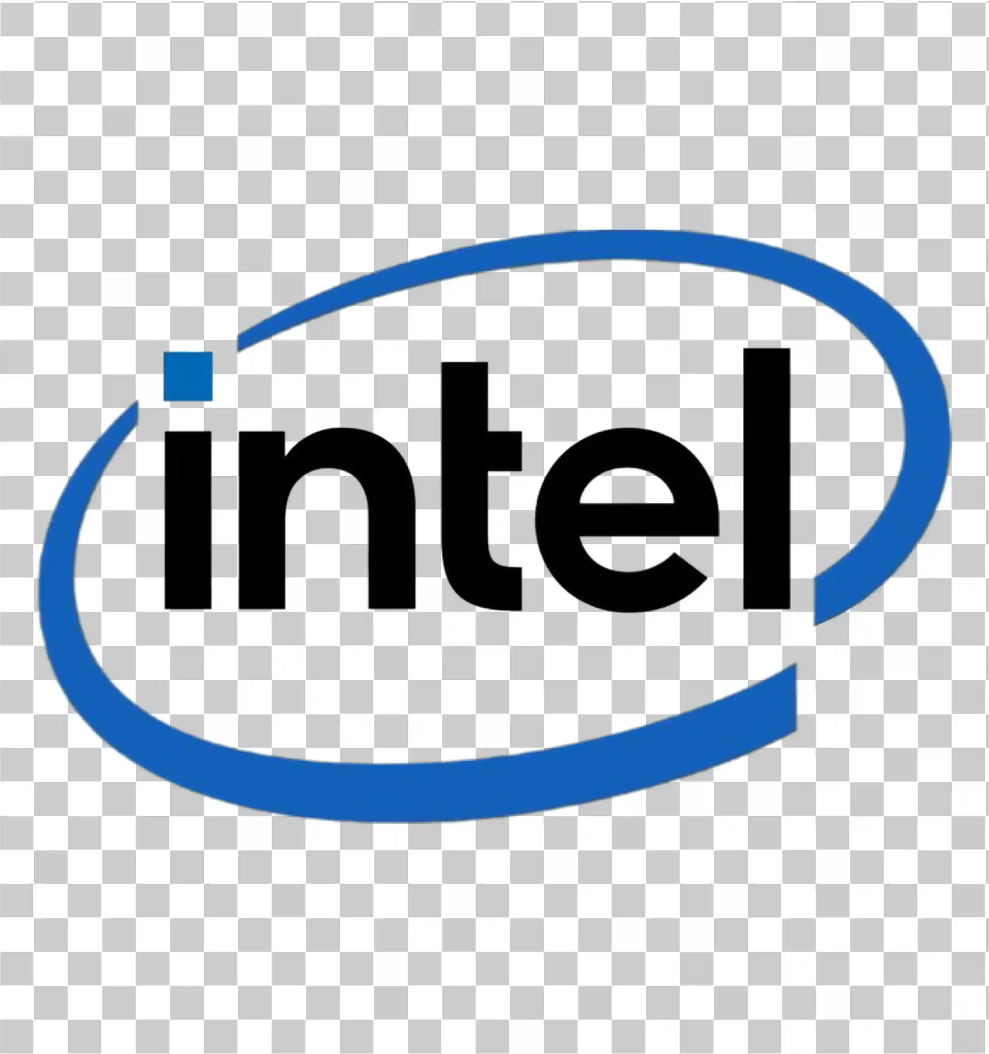 Intel Logo, Intel -Prozessoren, Blauer Text PNG, Intel -Technologie, Firmenbranding, 