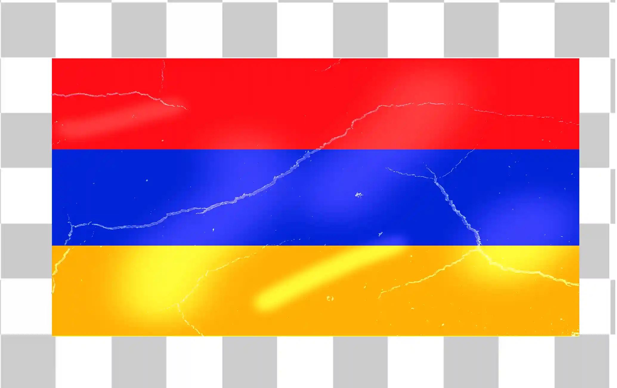Flagge des Armenien -Vektordesigns - 
Illustration der Nationalflagge, Druckbare Clipart & Präsidentschaftsflag -Textur, 