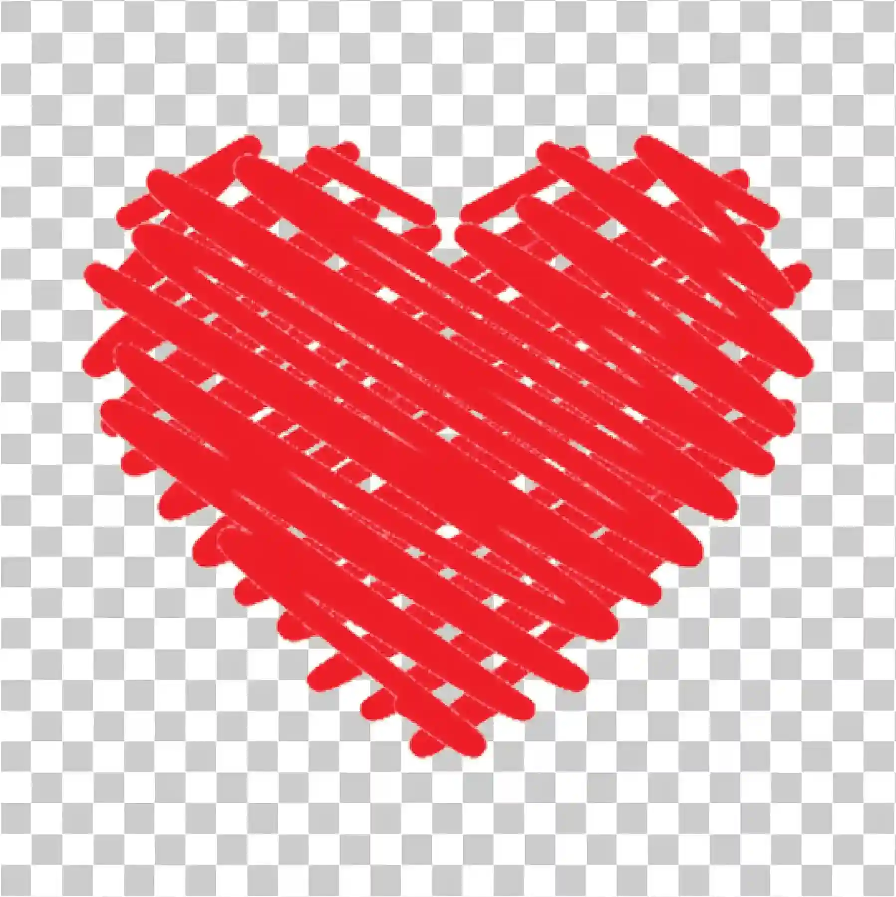 Heart PNG, Valentine Clipart, Cute Love Doodle Design, 