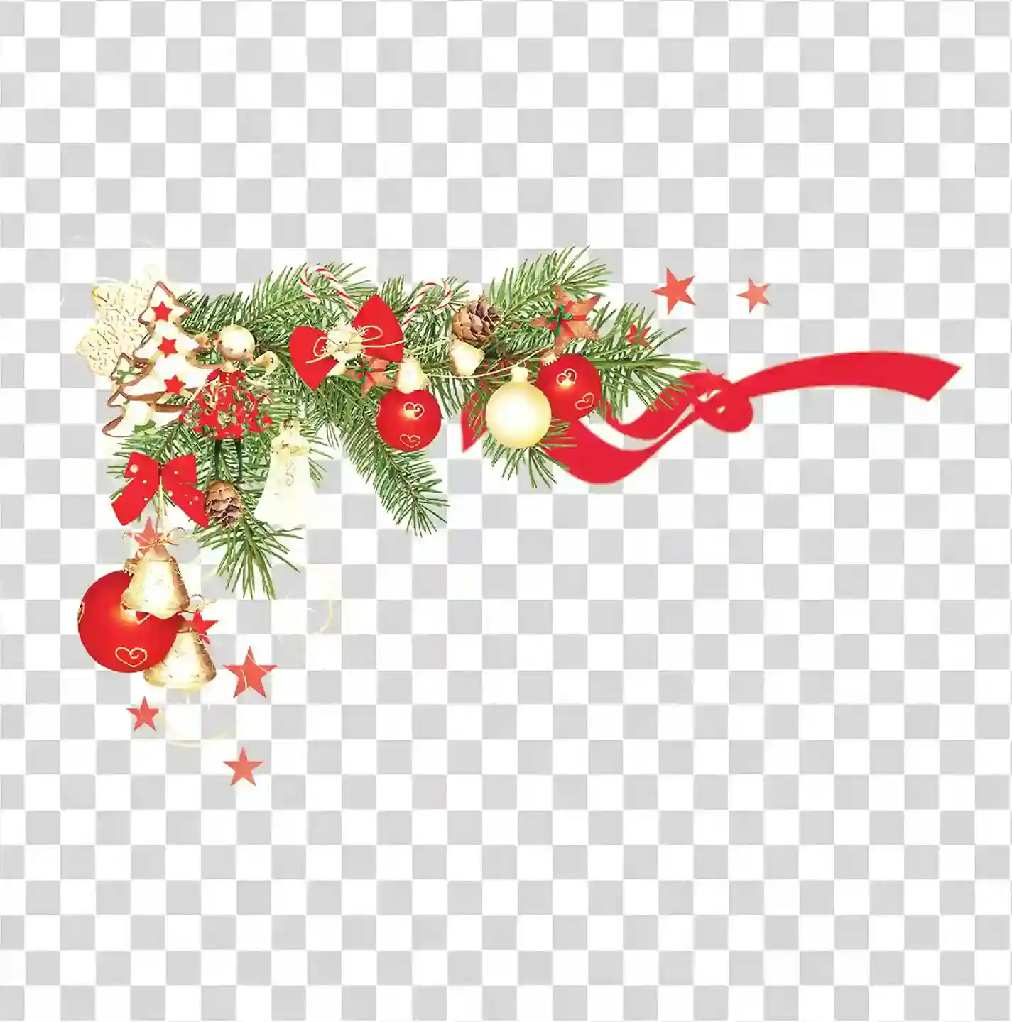 Kerstslinger, Vieringslint, Vakantie decor, 