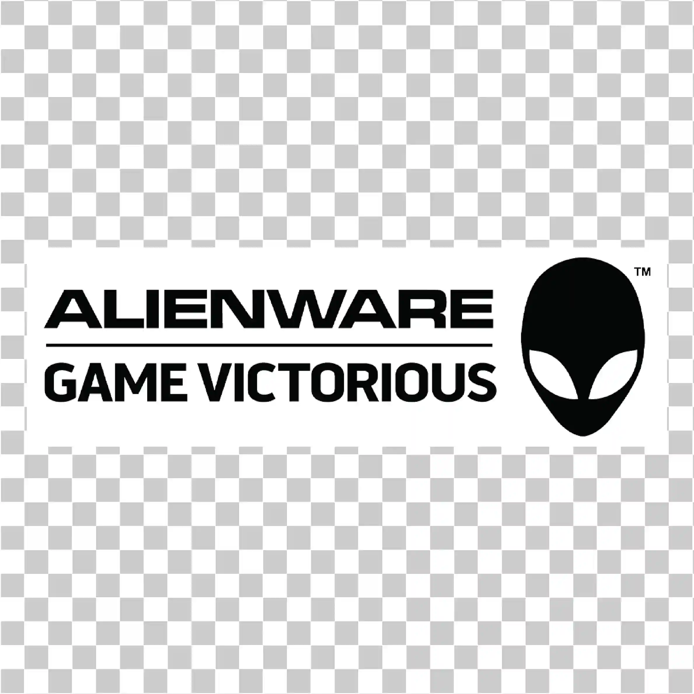 شعار Alienware PNG, خلفيات الألعاب عالية الدقة والتصميم الفني المستقبلي, 