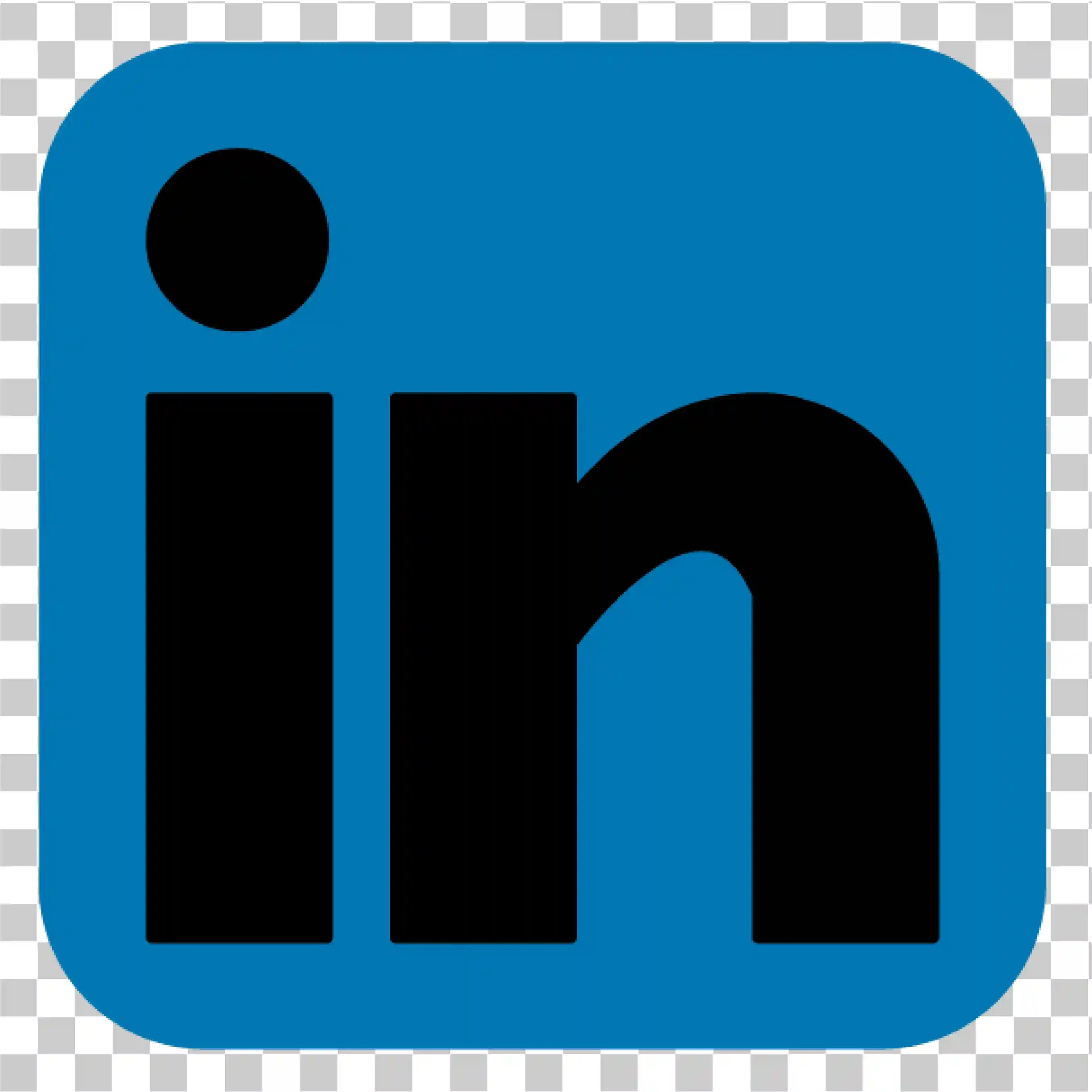 LinkedIn Logo PNG, LinkedIn -ikon, Blå og svart, Hvit, vektor, utklipp, gjennomsiktig, Sosiale medier, Gratis nedlasting, 