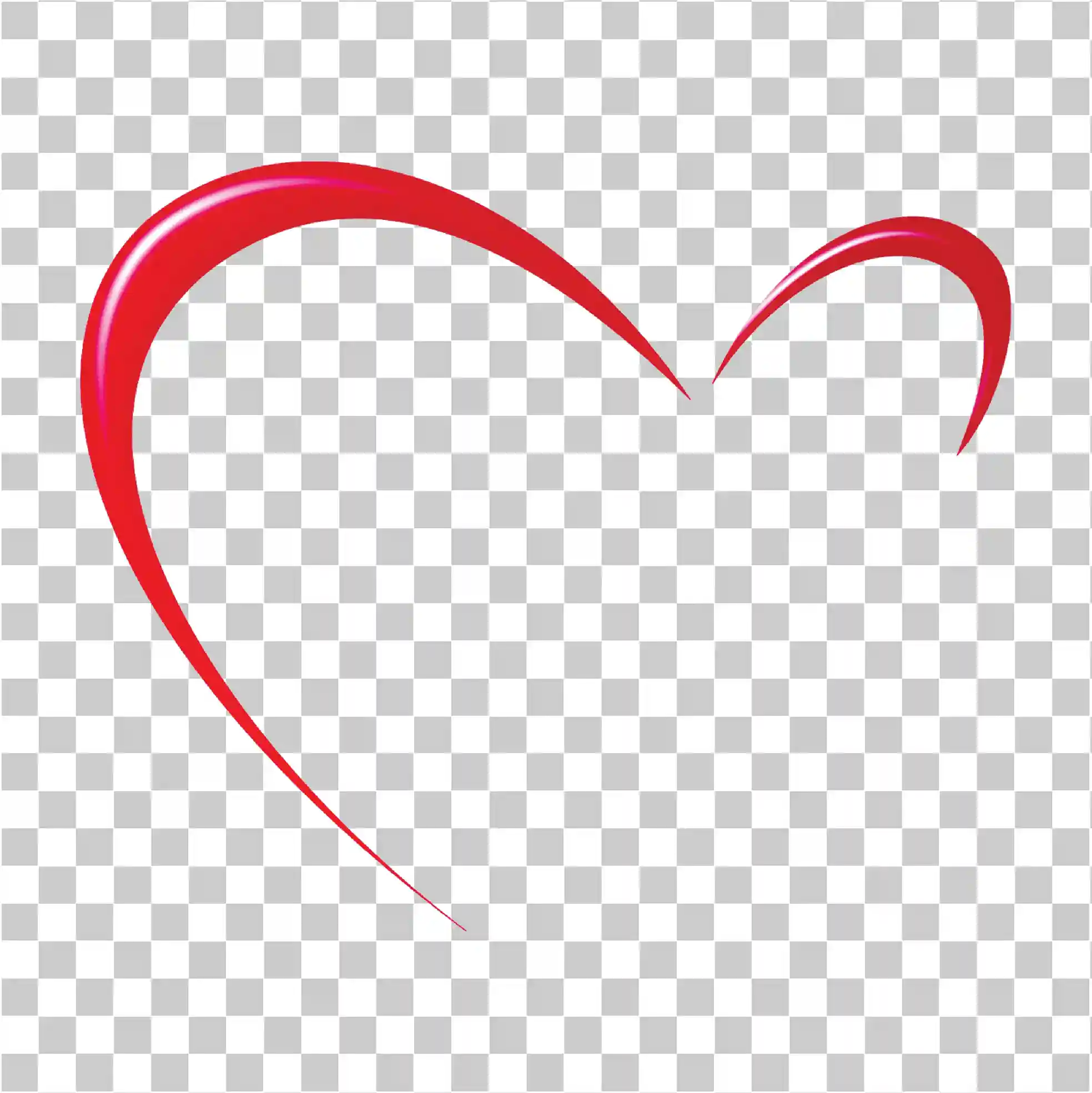 Heart outline, Love Symbol, Valentine Art, Romantic Design, 