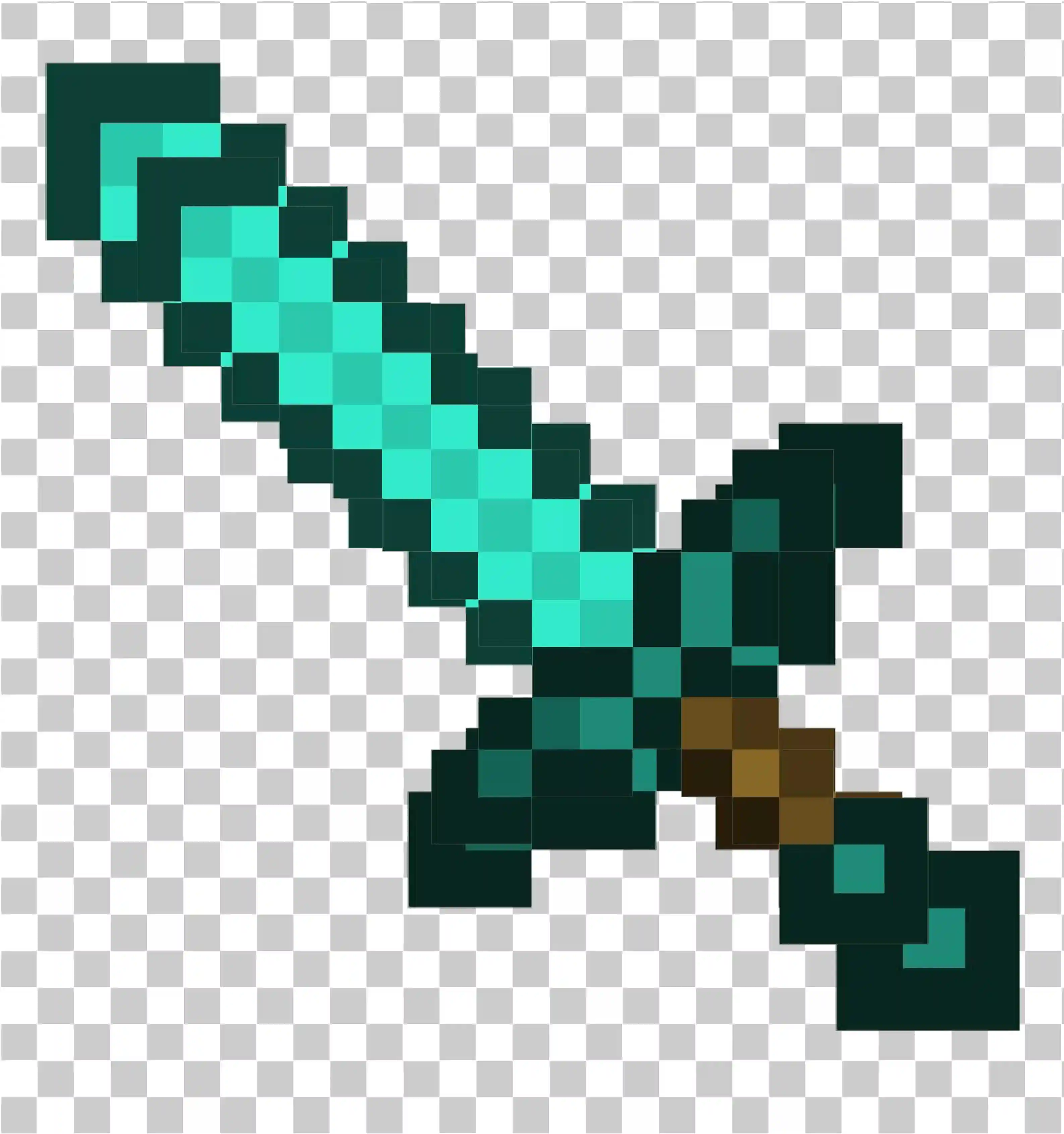 Minecraft Sword PNG - Iconic Game Weapon & Pixel Art, 