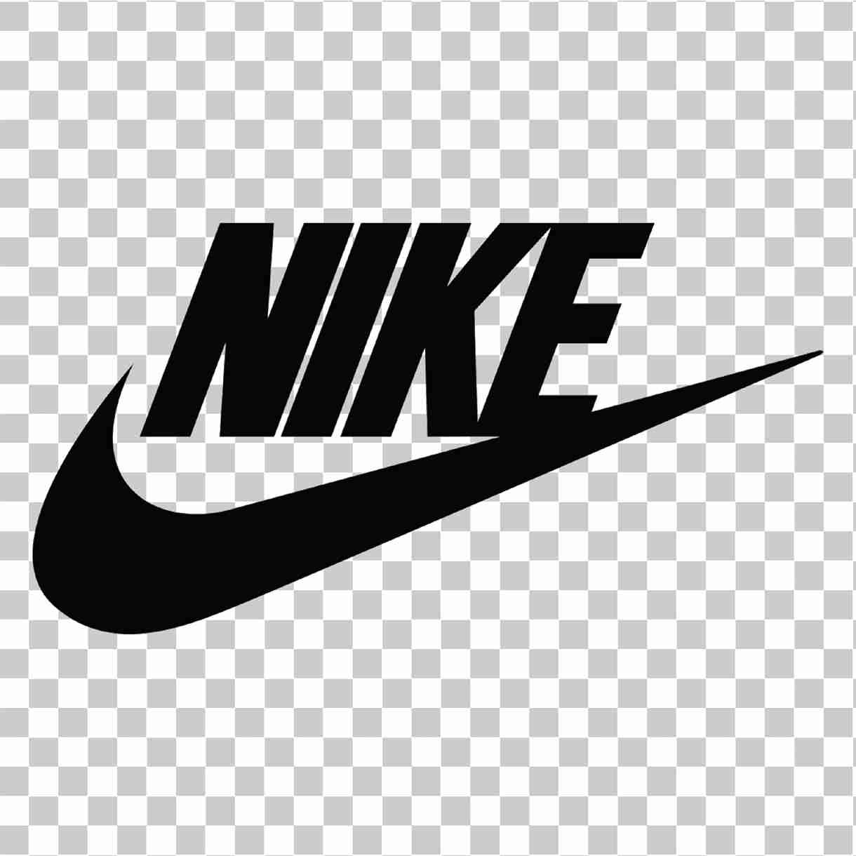 Nike -logotyp, SWOOSH NIKE LOGO, Gör det bara, Air Force Sneakers, Sko PNG, Black Nike varumärke, 