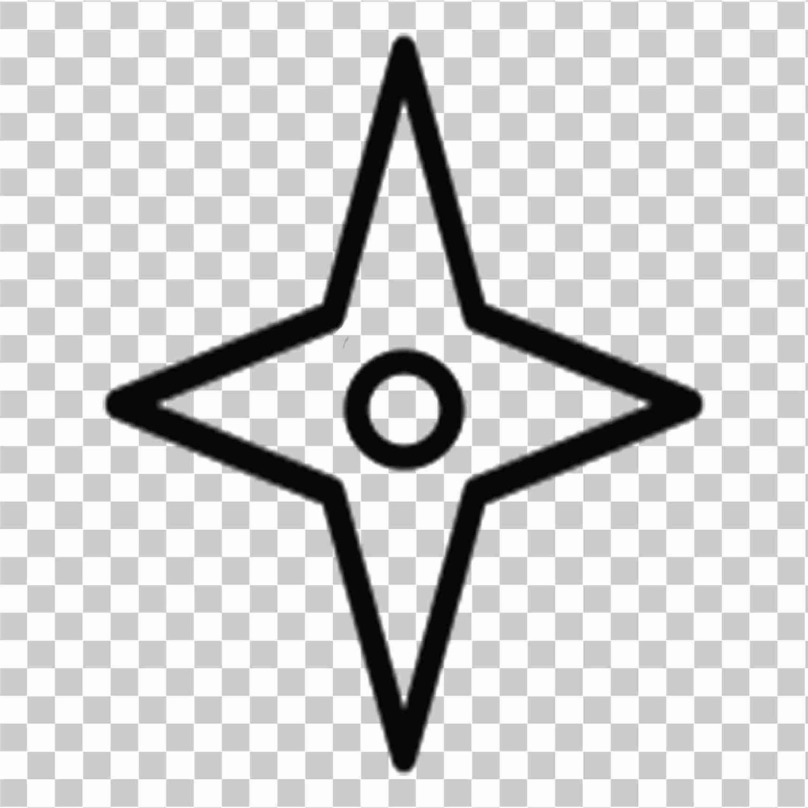 Ninja shuriken png - Star de lancement, Arme noire et blanche, Couteau ninja, 