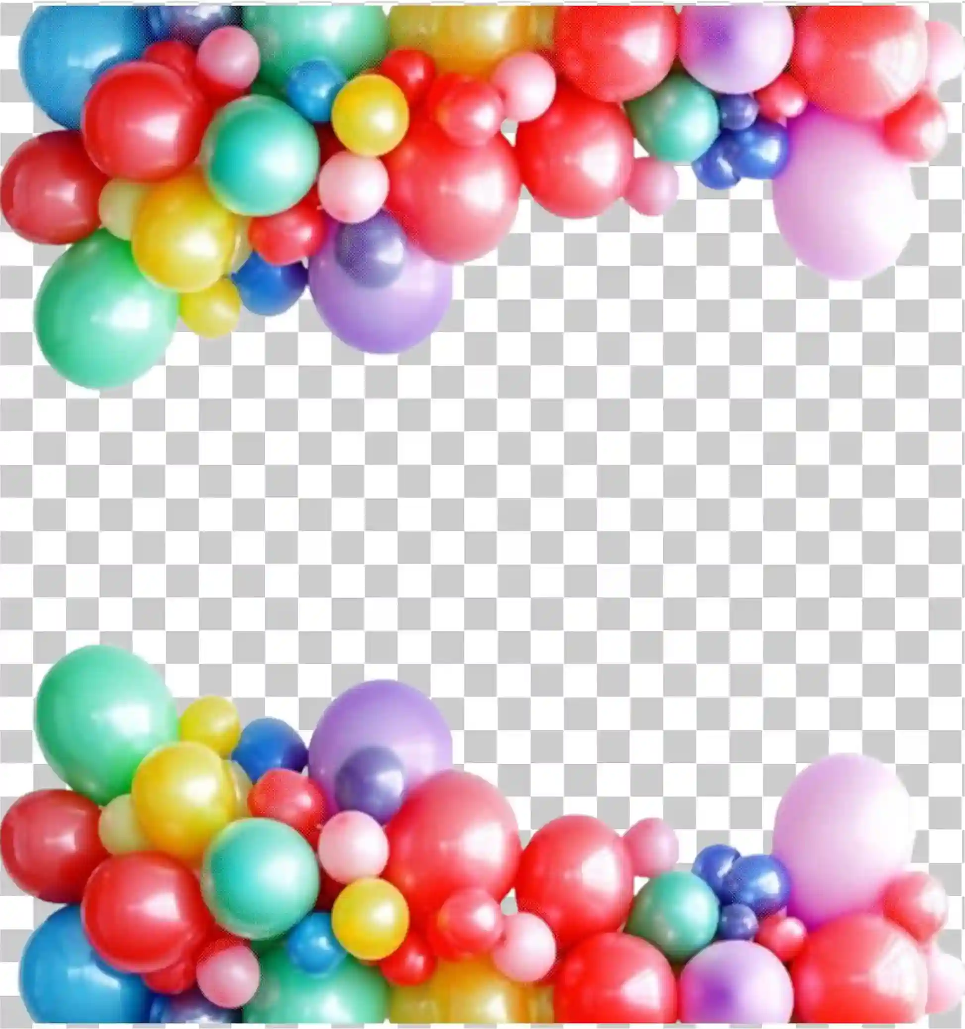 Balão PNG, Decoração de celebração, Eventos de celebração, Balões png, Globos PNG & Balloons Frame, 