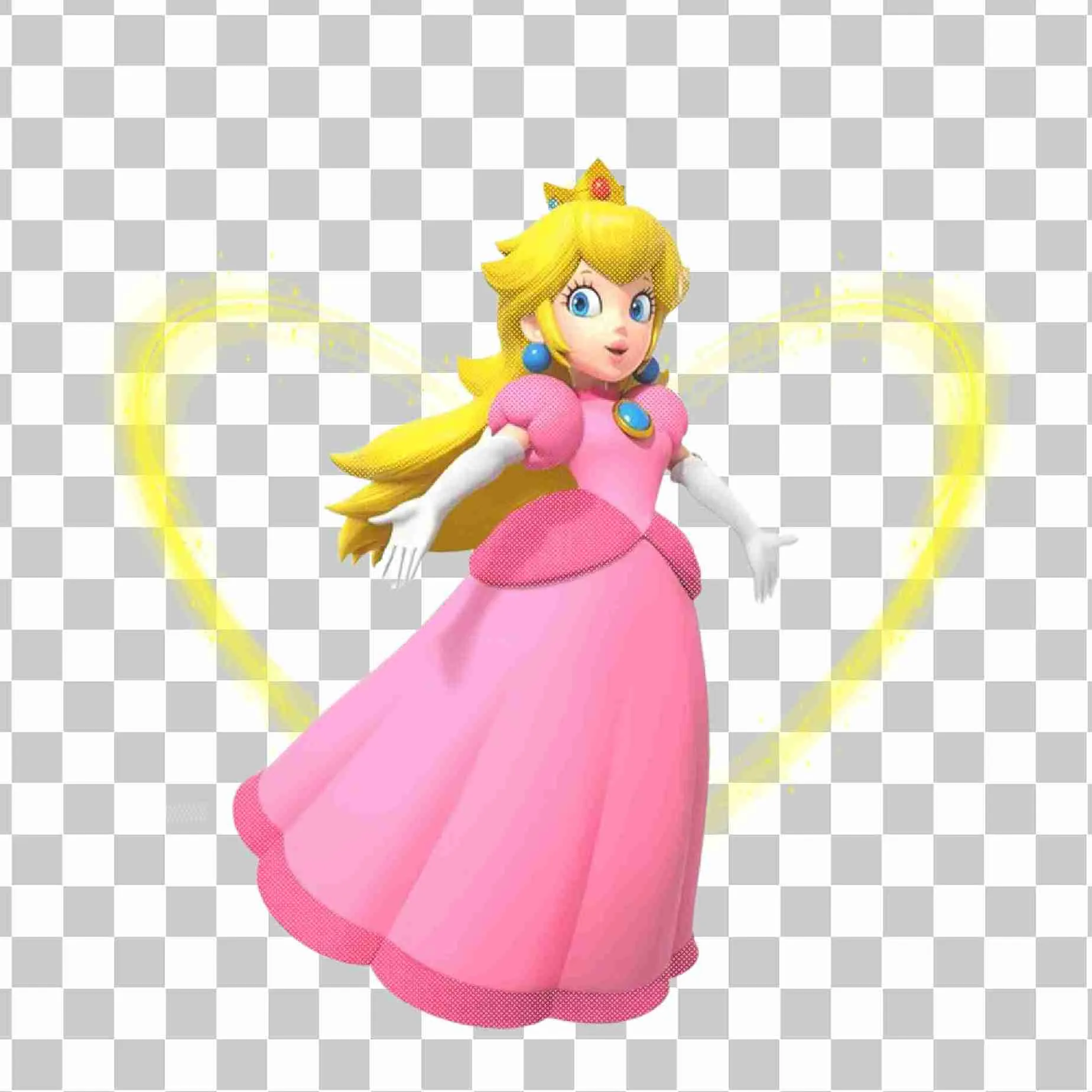Prinzessin Pfirsich PNG, Fantasy -Cartoon, Fairytale & Adventure Game Charakter, Karikatur, 