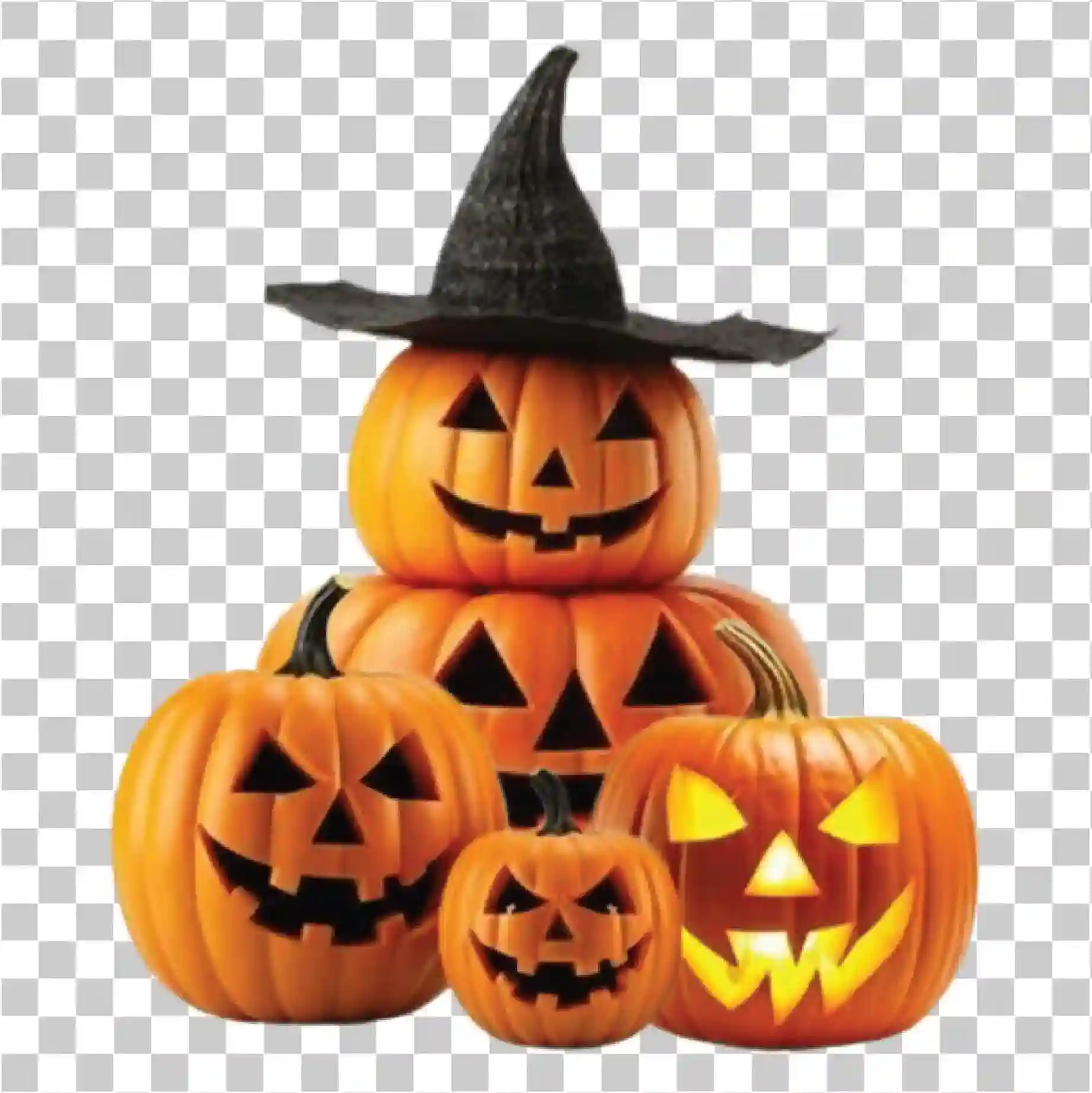 ハロウィンかぼちゃ PNG, 不気味なジャック・オー・ランタンとパーティーの装飾, 