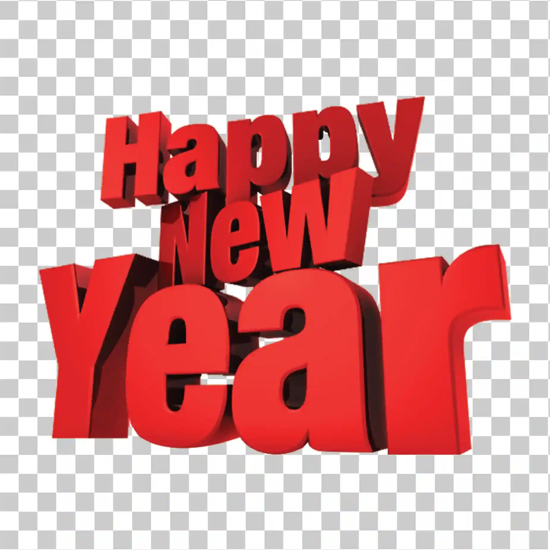 2026年新年快乐PNG剪贴画横幅问候设计艺术, 