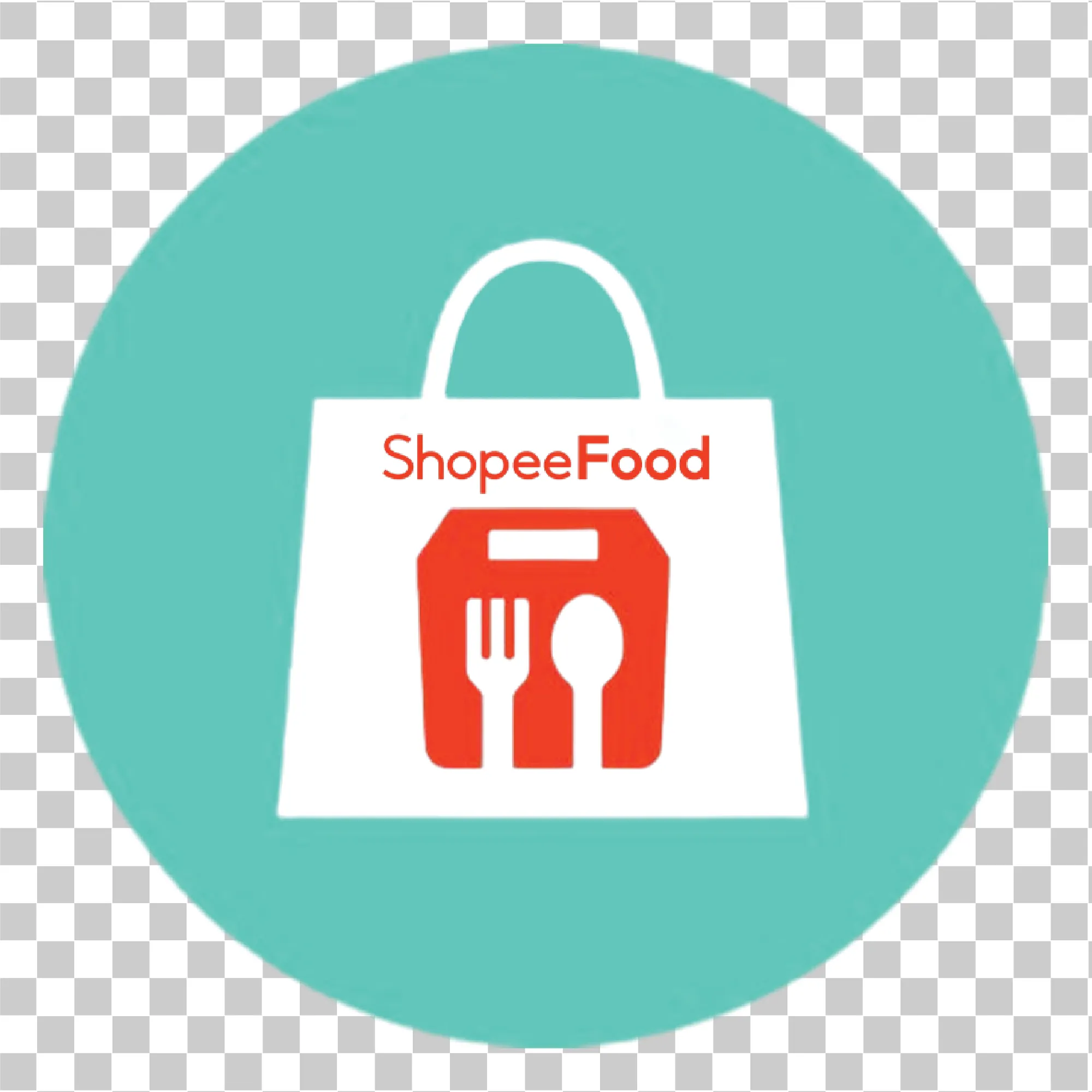 Shopee Food & GoFood Logos – Online Marketplace Icons and Bag Logo Design, 