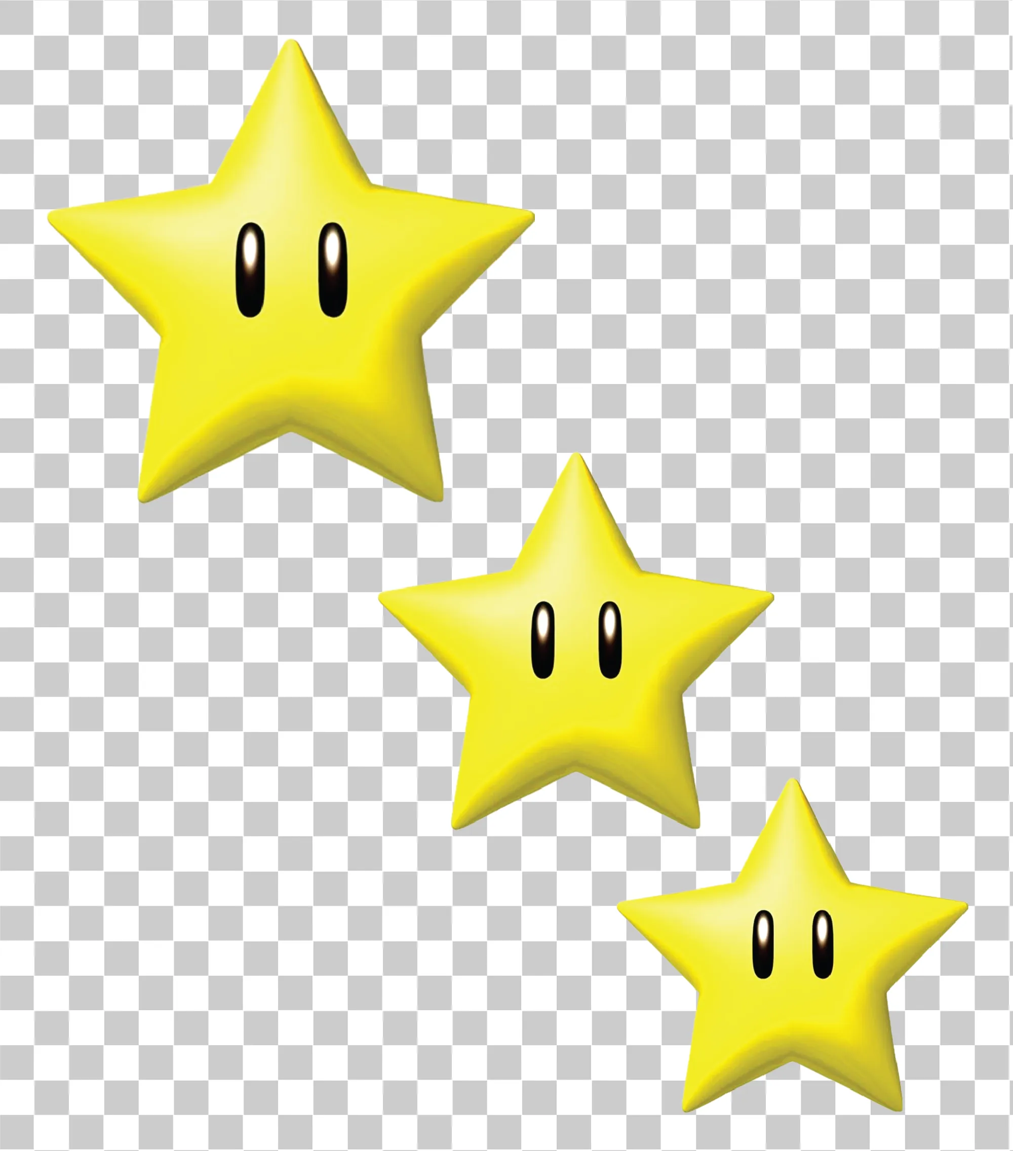 Png di pixel giallo sorridente - icona della stella dei cartoni animati di Super Mario Galaxy, 