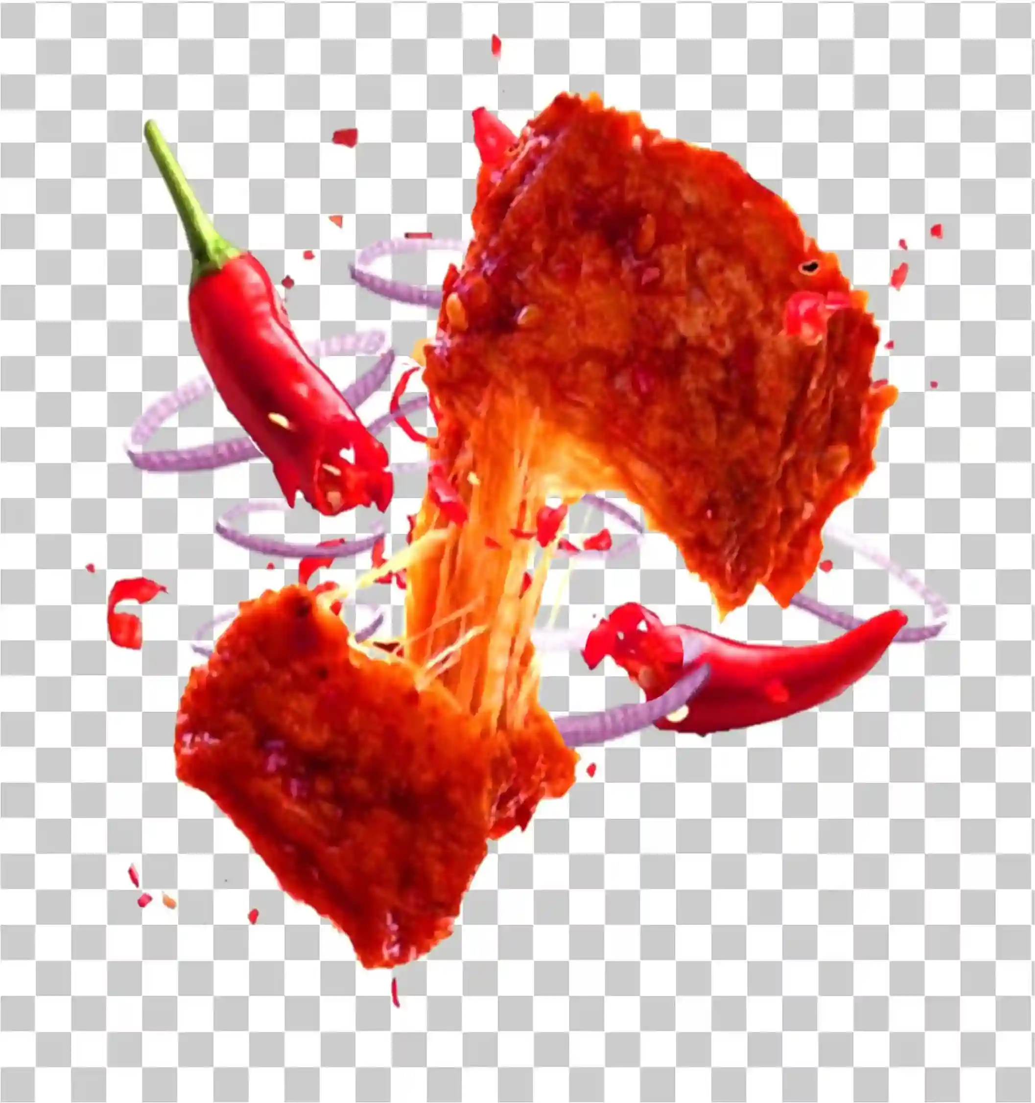 Spicy Chicken, Gebakken kip, Buffalo Wings & Chilli Chicken PNG, 