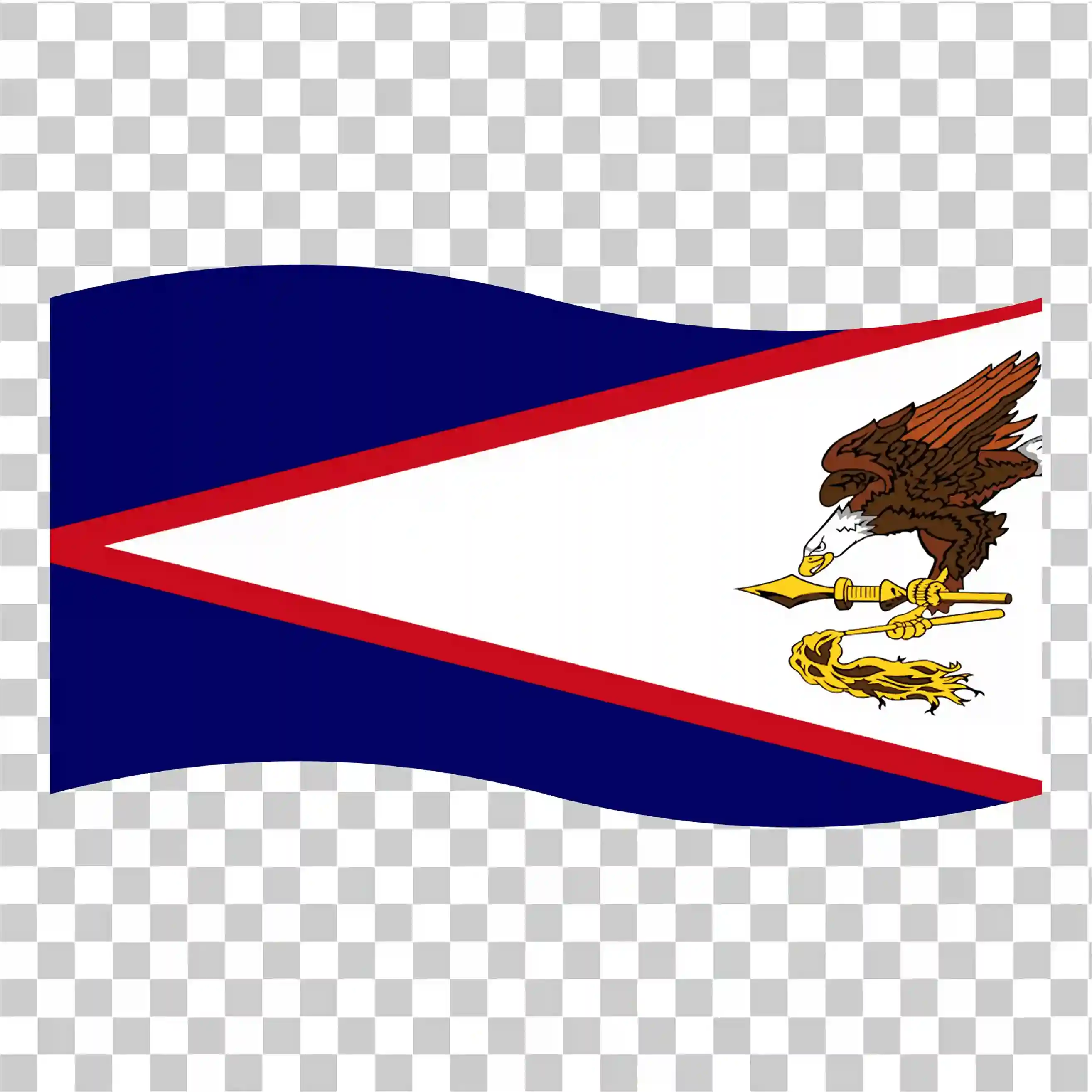 American Samoa Flag, Samoa Flag, National Flag, Waving Flag, Flag Clipart, PNG, Vector, Symbol, 