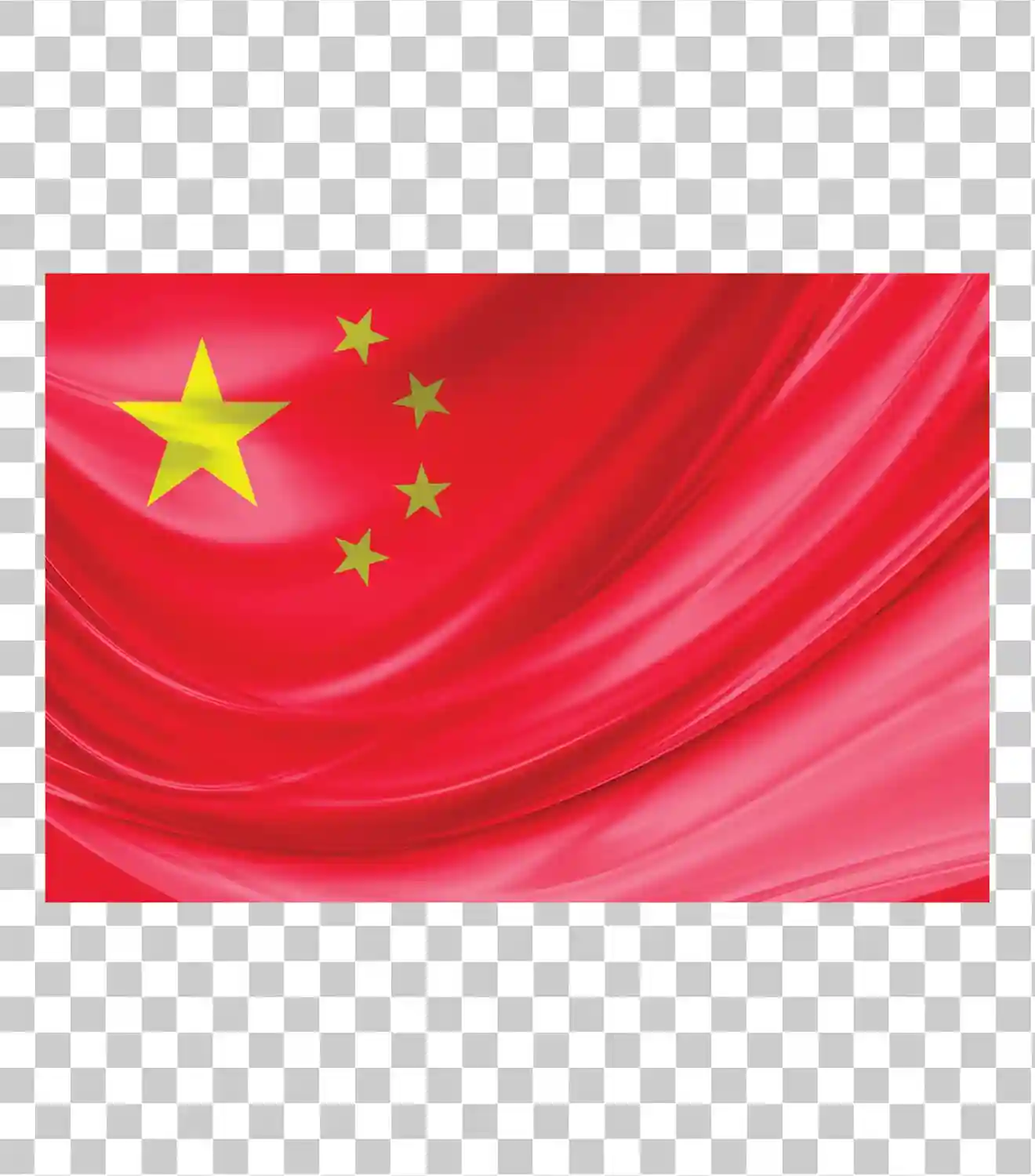 Cờ Trung Quốc, Cờ quốc gia Trung Quốc, Đỏ và vàng, Kết cấu lụa, Biểu tượng ngôi sao, Clipart thực tế, PNG, 