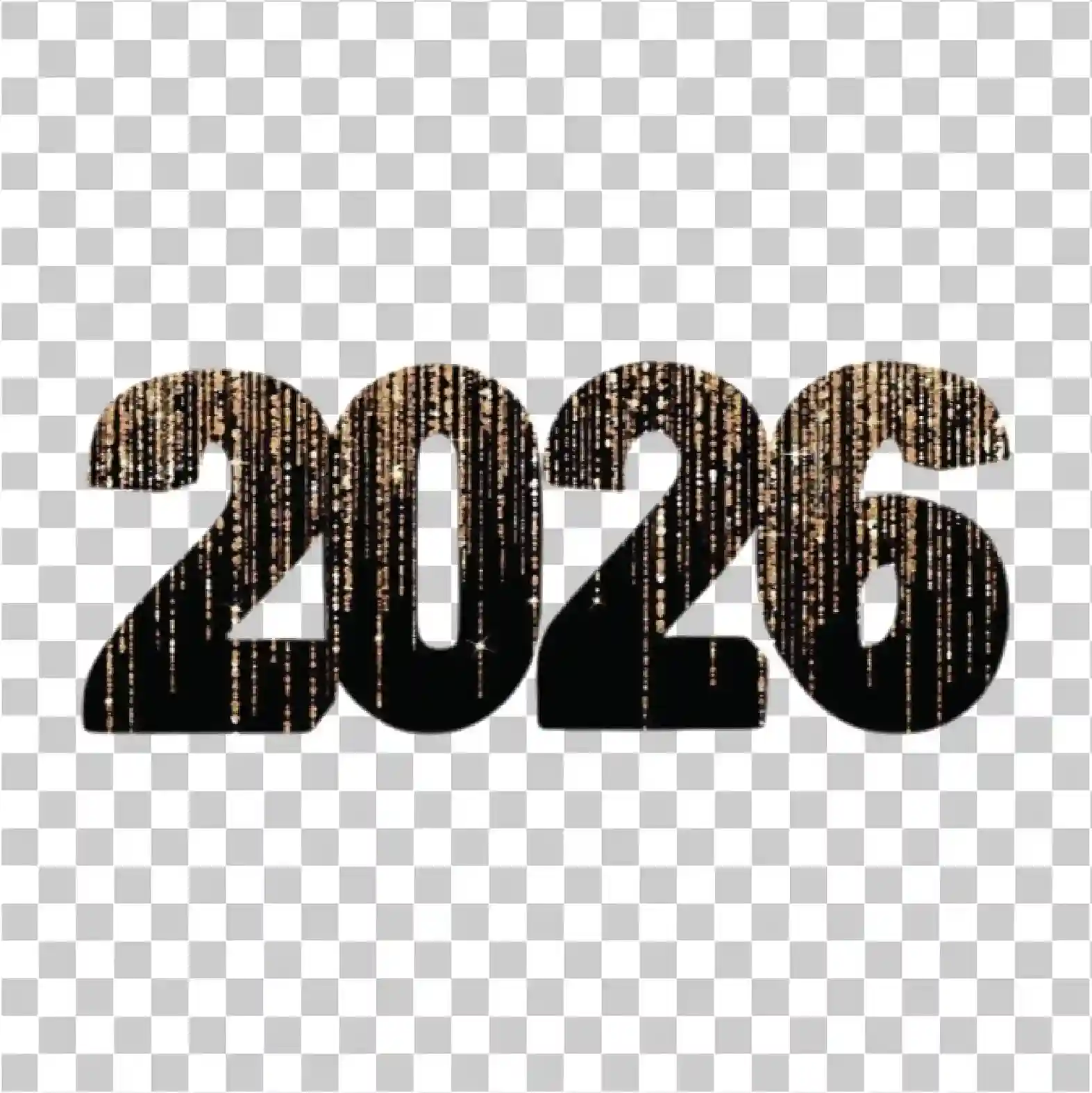 2026年新年快乐庆祝PNG烟花图形设计, 