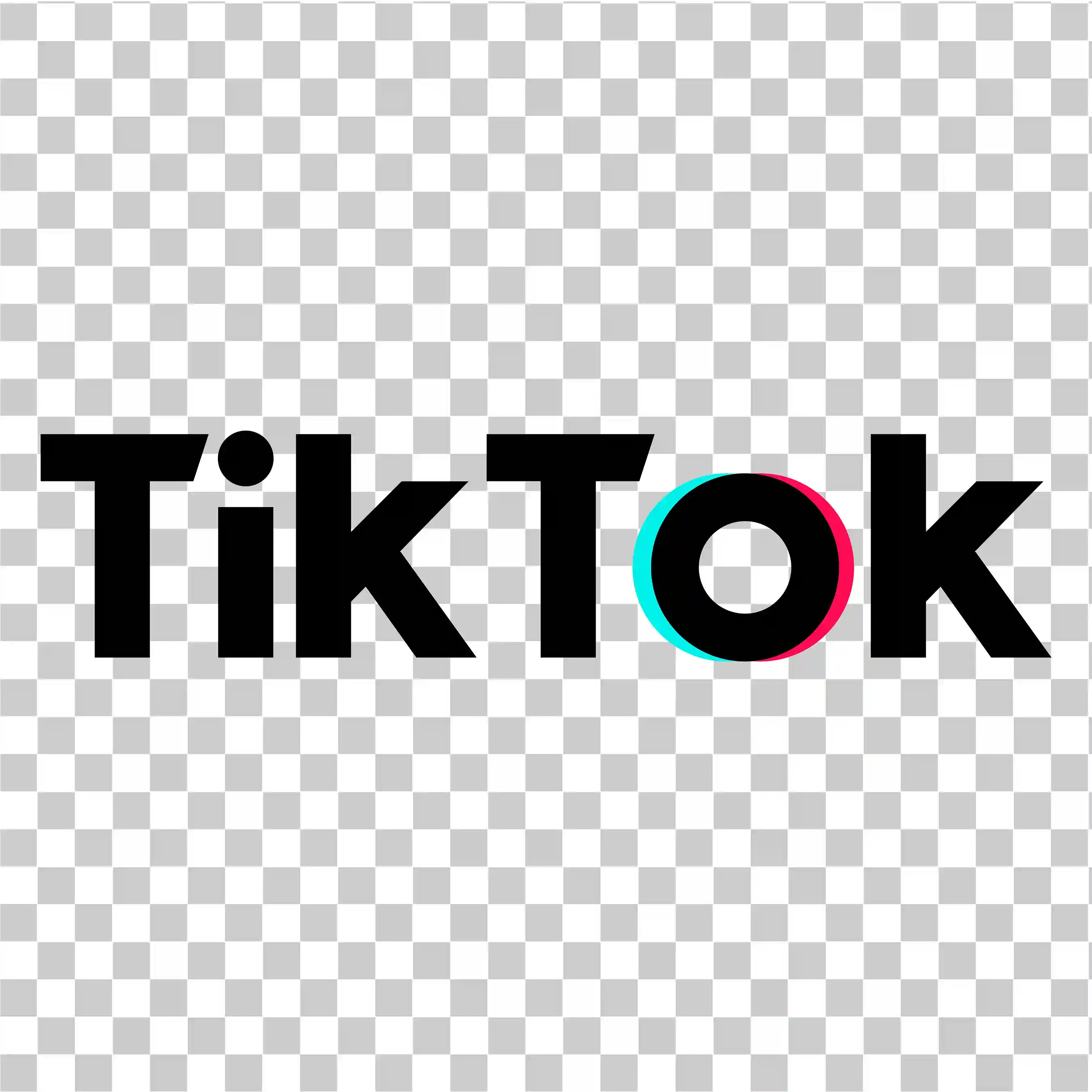 Logo -ul Tiktok PNG, logo -ul negru, logo -ul pătrat PNG, Pictograma tiktok, Descărcare transparentă de vector de fundal, 