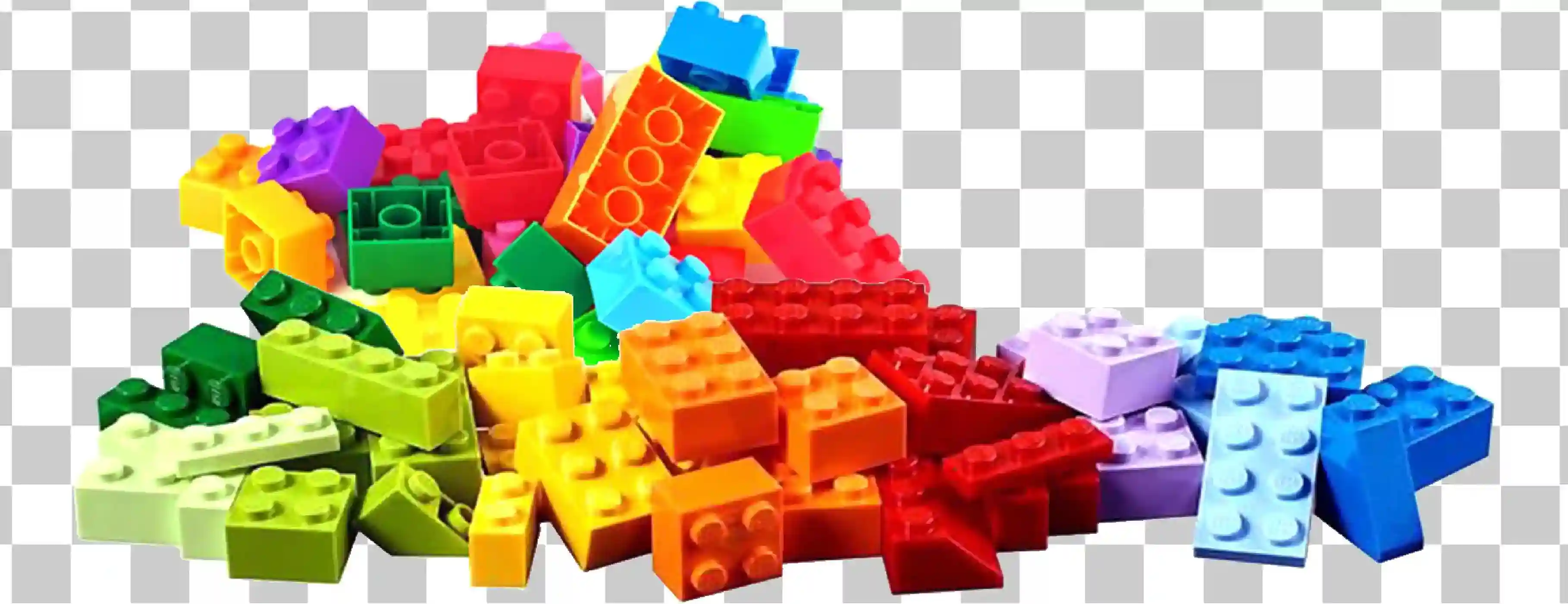 Colorido LEGO Bricks PNG - Juguetes Building Blocks para niños pequeños y niños, 