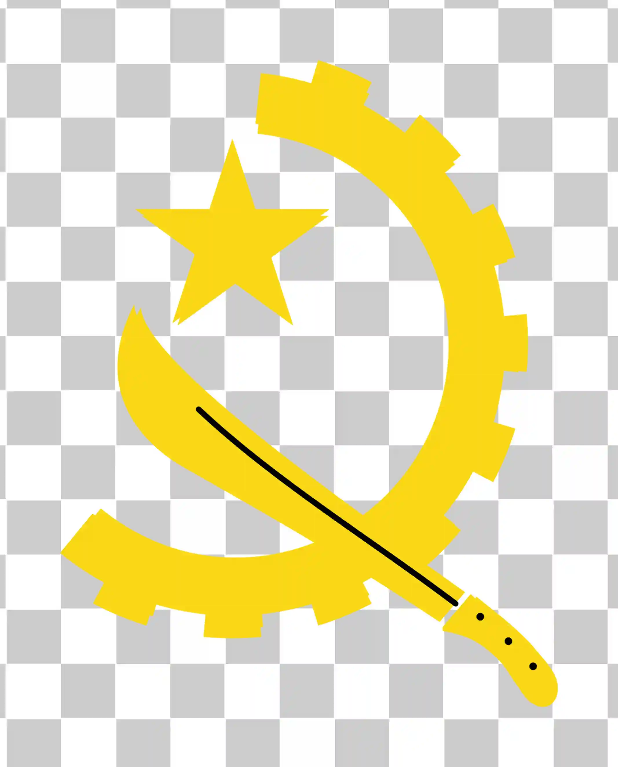 Bandera de Angola, Símbolo de la bandera de Angola, Machete y estrella, Símbolo de oro, Martillo y hoz, Bandera nacional de Angola, Banderas, Emblema de Angola, 