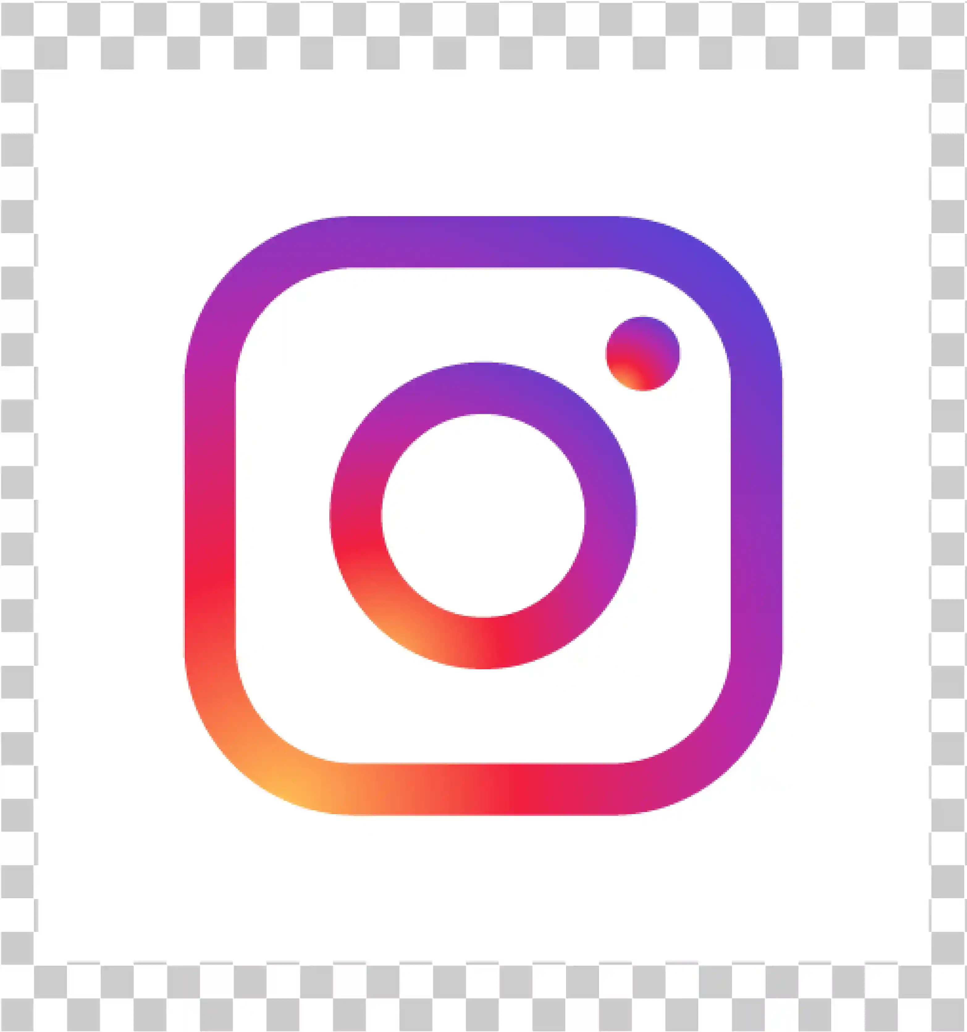 Logo Instagramu PNG, Insta ikona, IG logo vektor, Transparentní a bílé pozadí, Čtverec, Zaoblený, Gradient Sticker, 